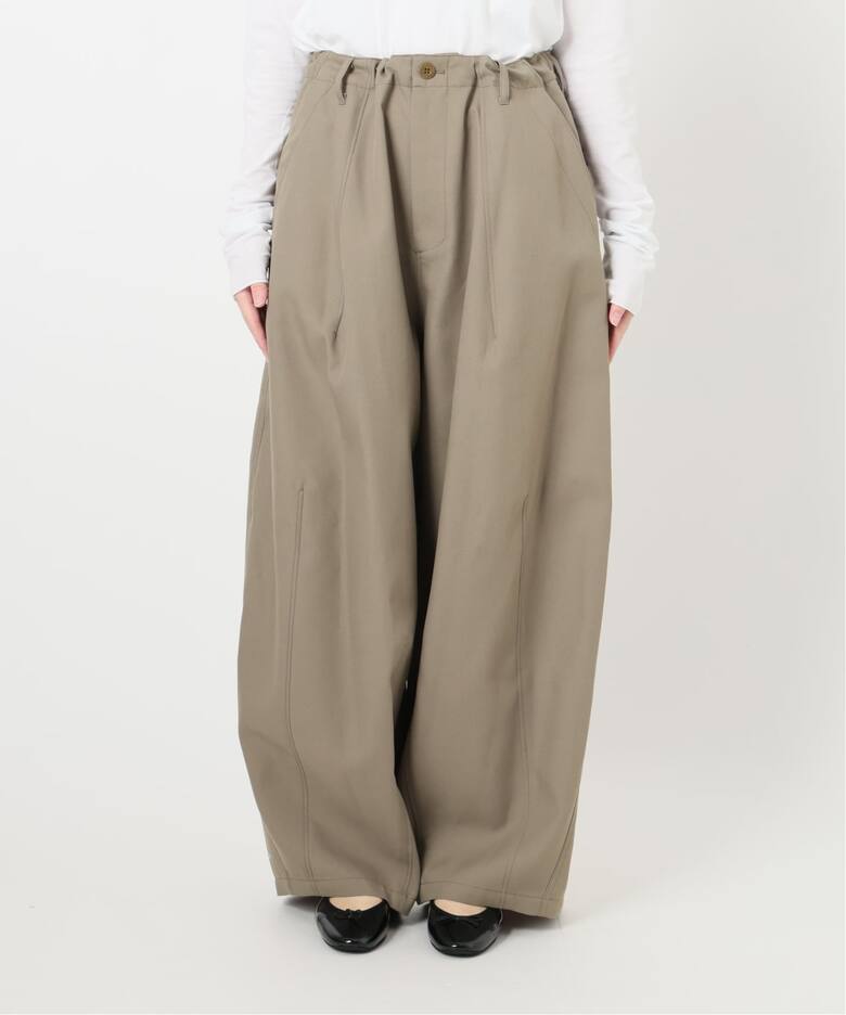 IENA LA BOUCLE ブライトギャバイージーバルーンパンツ（その他パンツ  