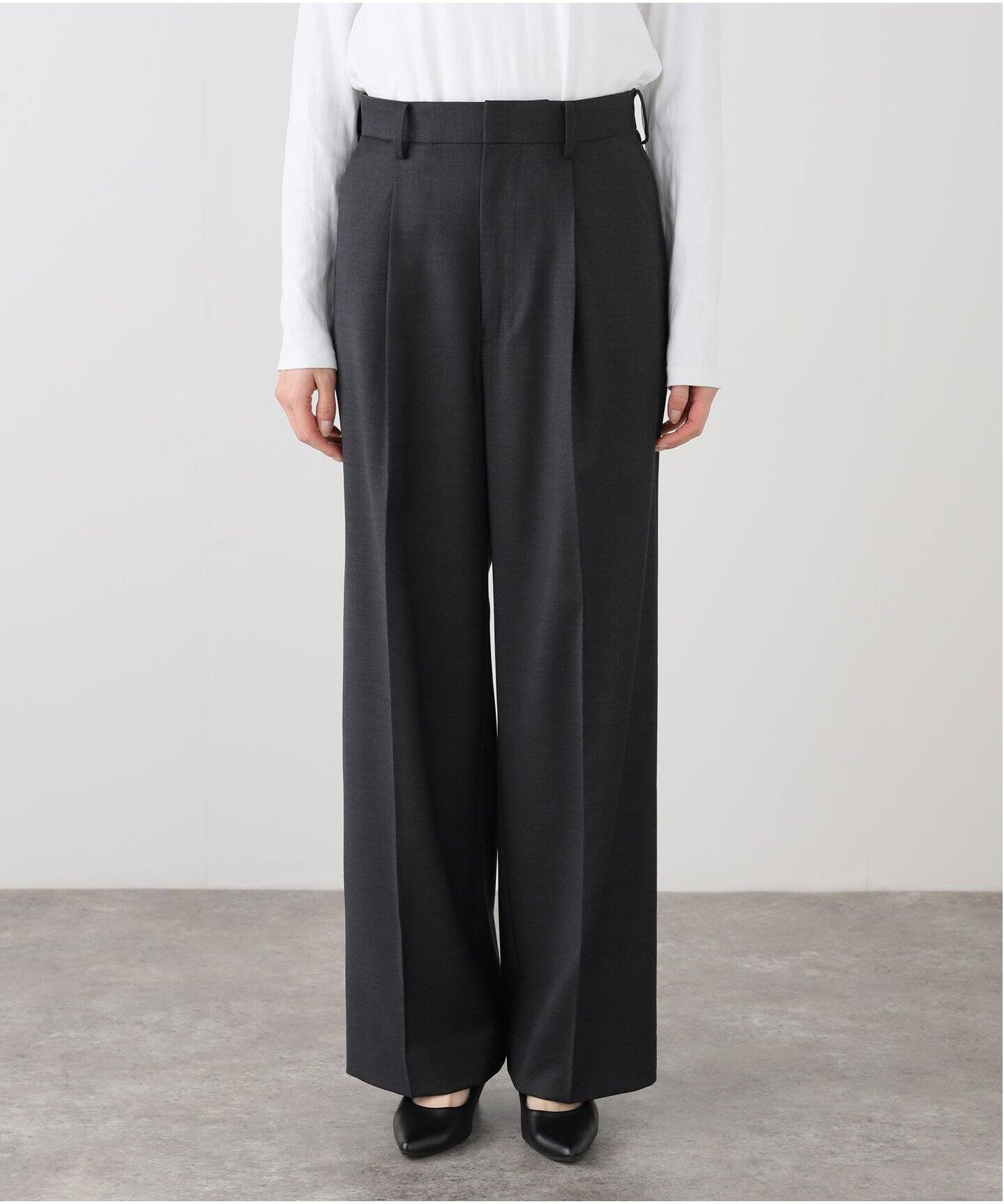 IENA LA BOUCLE ウールシルクスラックス（スラックス）｜IENA