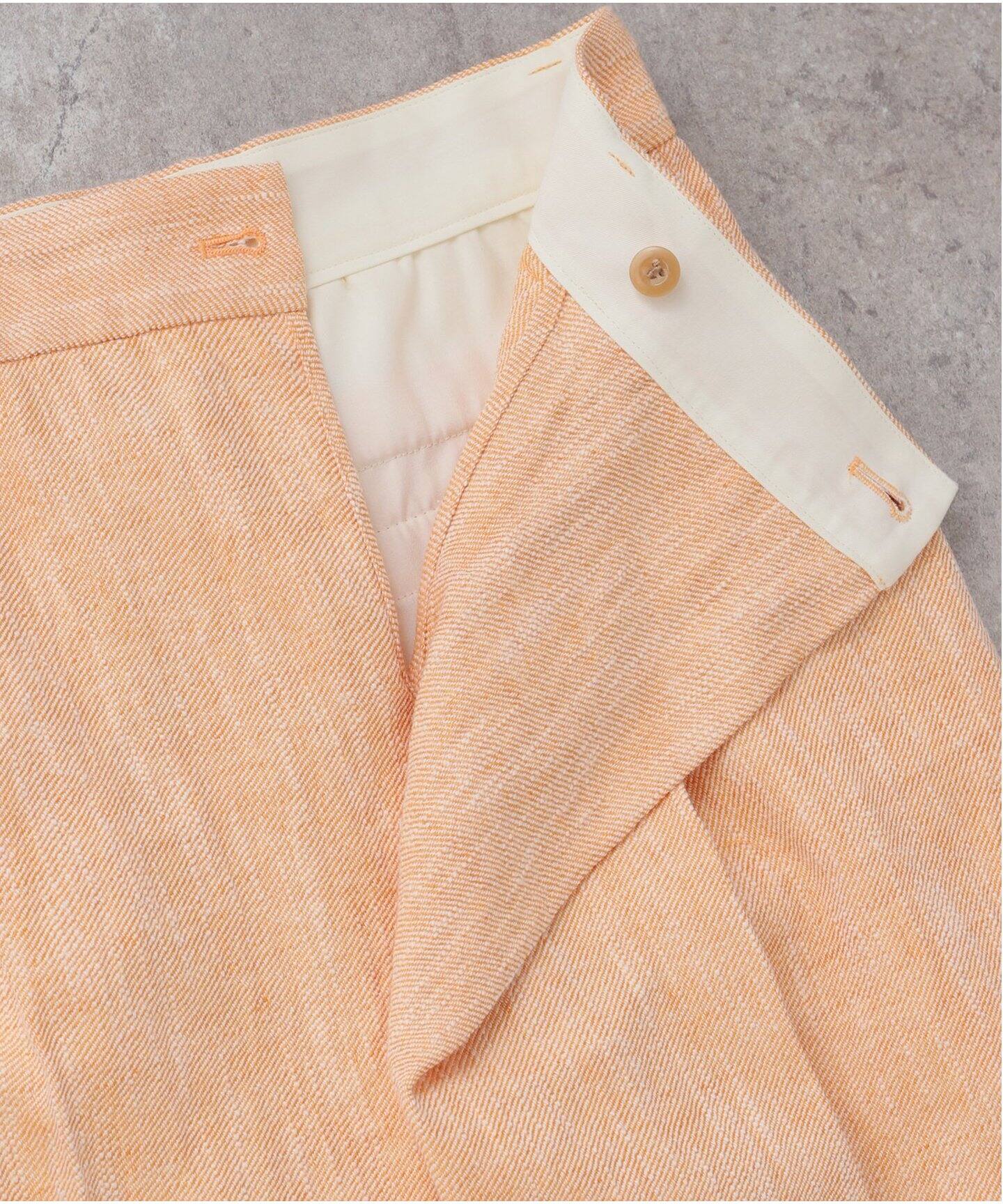 IENA LA BOUCLE リネンコットンラップパンツ（スラックス）｜IENA