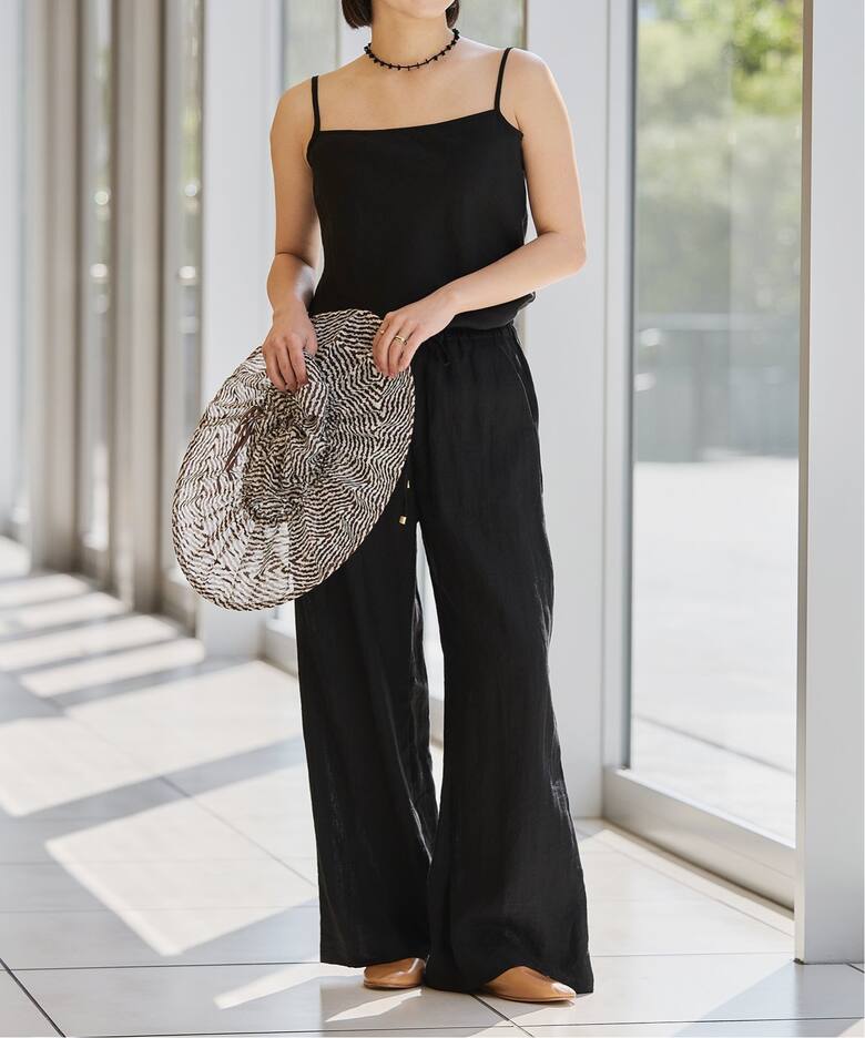 IENA LA BOUCLE リネンブロードイージーパンツ（その他パンツ）｜IENA  