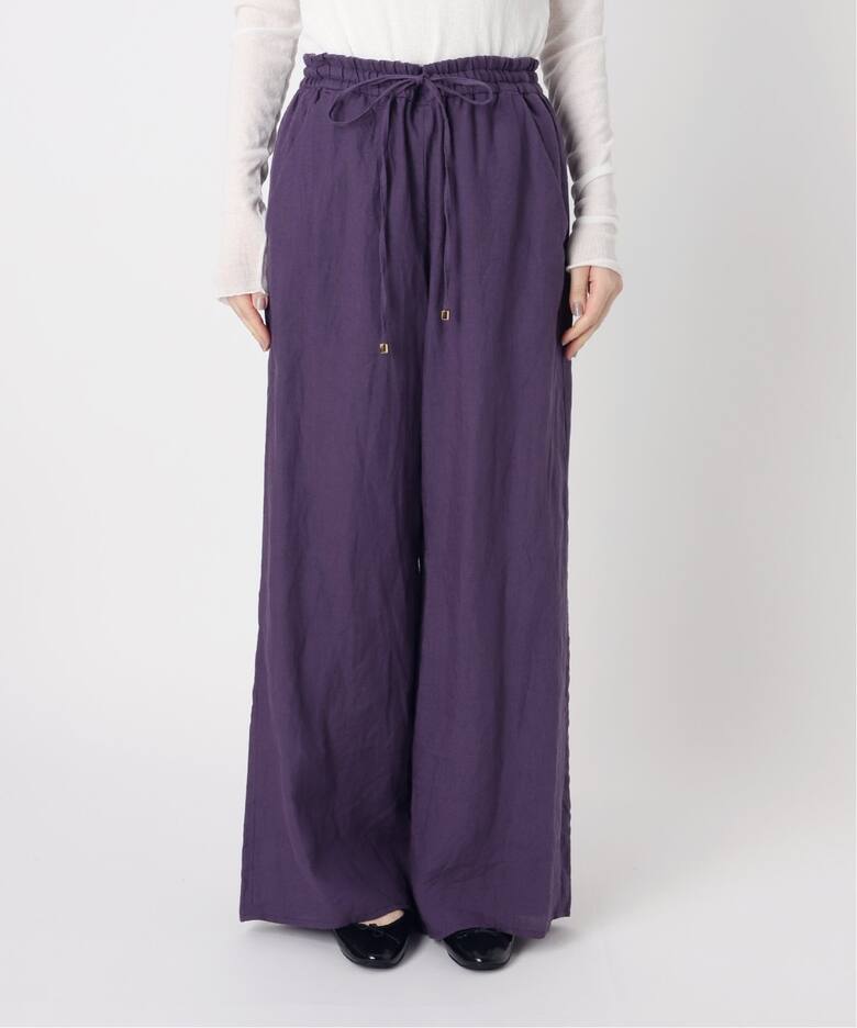IENA LA BOUCLE リネンブロードイージーパンツ（その他パンツ）｜IENA  
