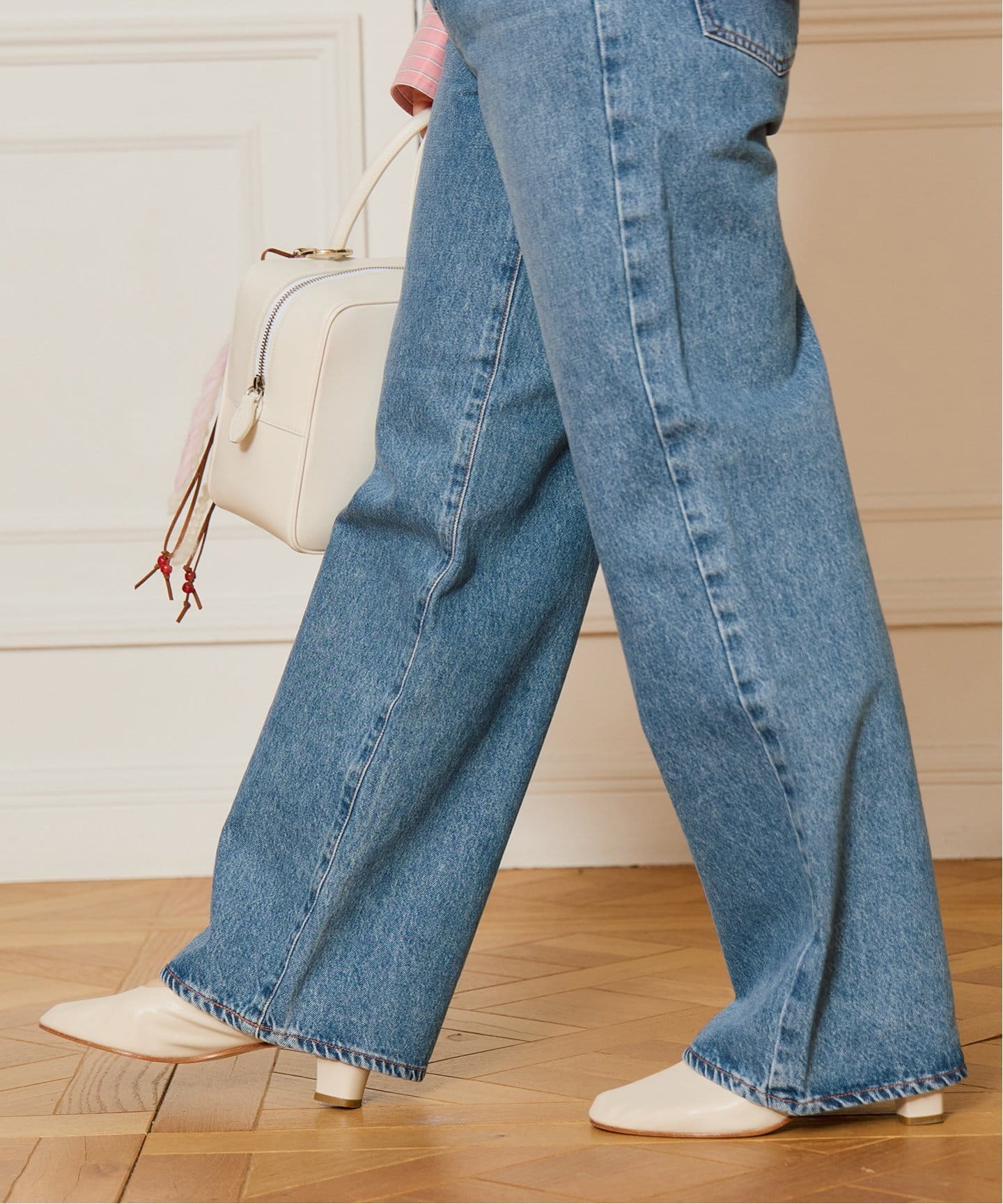 極美品 26 LUNA ニードバイヘリテージ IENA 別注 デニム パンツ NEEDBY heritage/ニードバイヘリテージ LUNA デニム