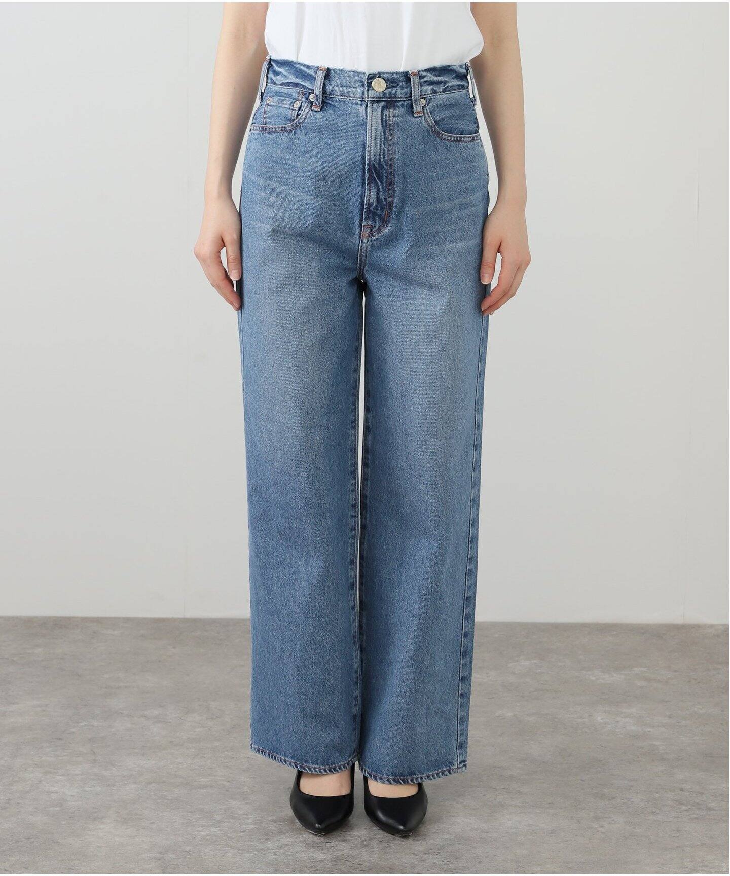 極美品 26 LUNA ニードバイヘリテージ IENA 別注 デニム パンツ NEEDBY heritage/ニードバイヘリテージ LUNA デニム