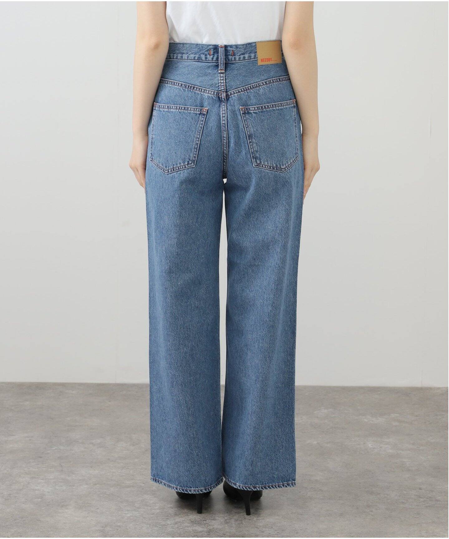 極美品 26 LUNA ニードバイヘリテージ IENA 別注 デニム パンツ NEEDBY heritage/ニードバイヘリテージ LUNA デニム
