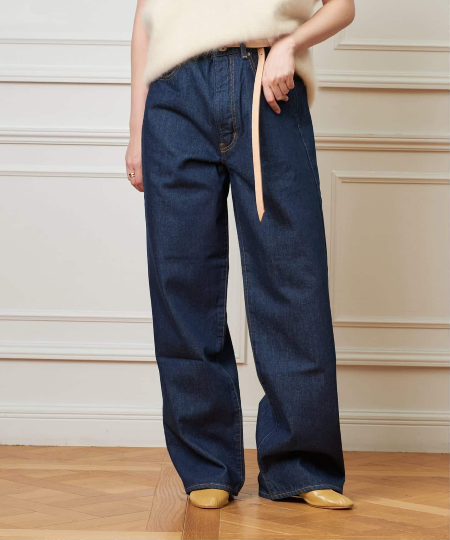 NO.ID B’s稲葉着用モデル　 コーティングデニムスキニー サイズ2 NO ID. ノーアイディー コーティングスキニーパンツ B'z 稲葉浩志 着用