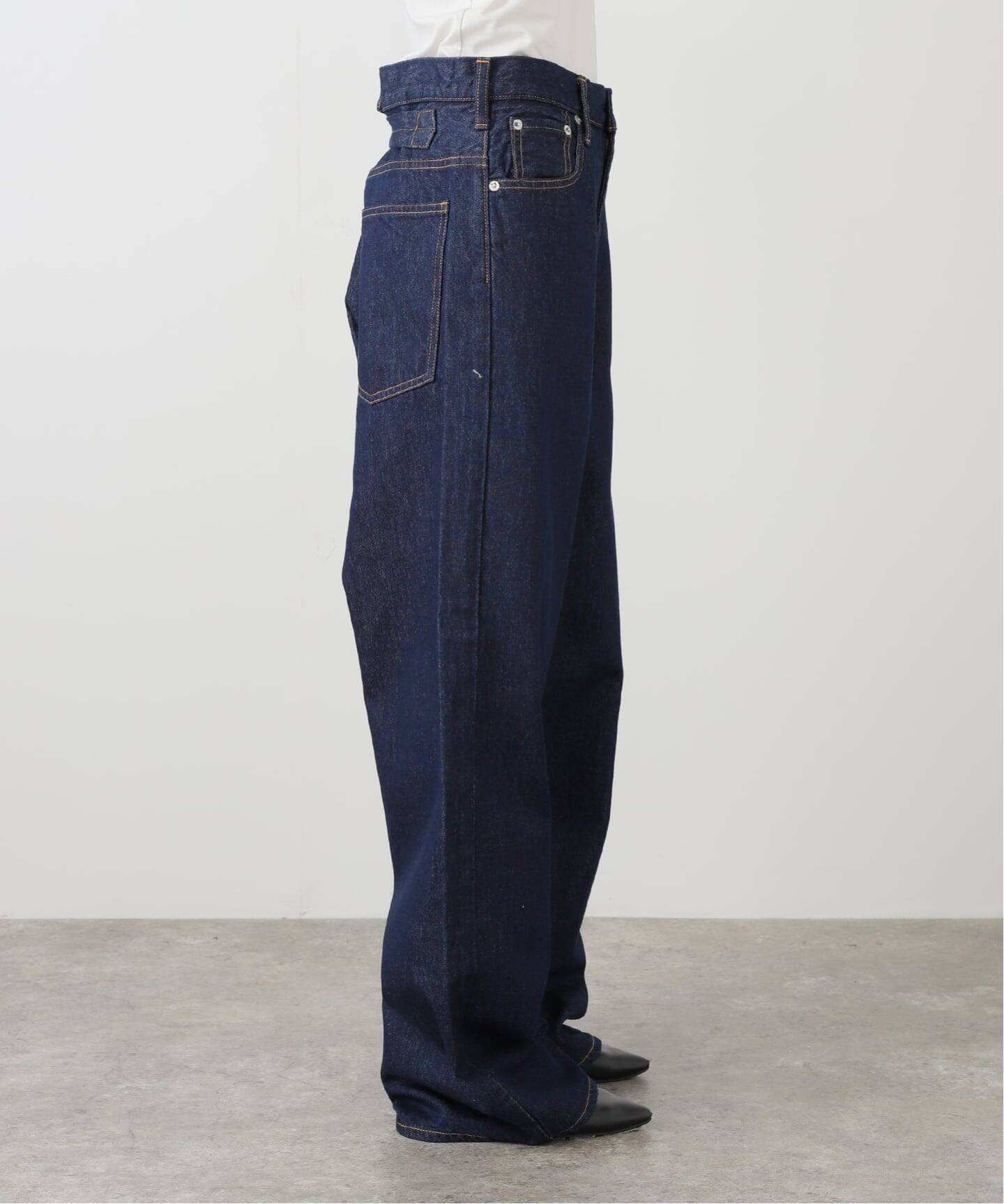 新品 IENA LA BOUCLE ハイエストウエストデニムパンツ38 NEEDBY heritage/ニードバイヘリテージ KOH デニム N1CM01237IBN