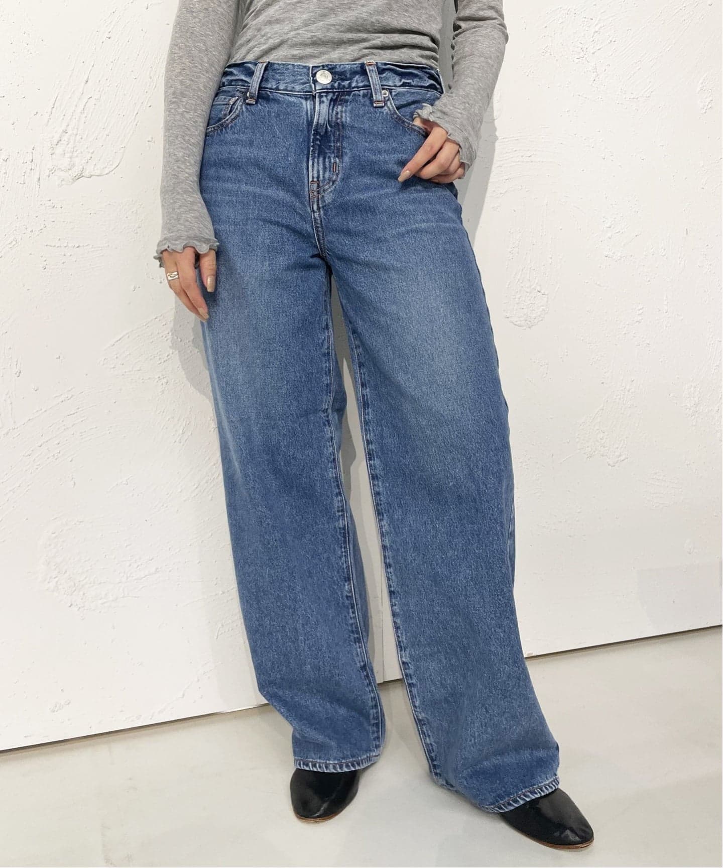 極美品 26 LUNA ニードバイヘリテージ IENA 別注 デニム パンツ 極美品 26 LUNA ニードバイヘリテージ IENA 別注 デニム パンツ