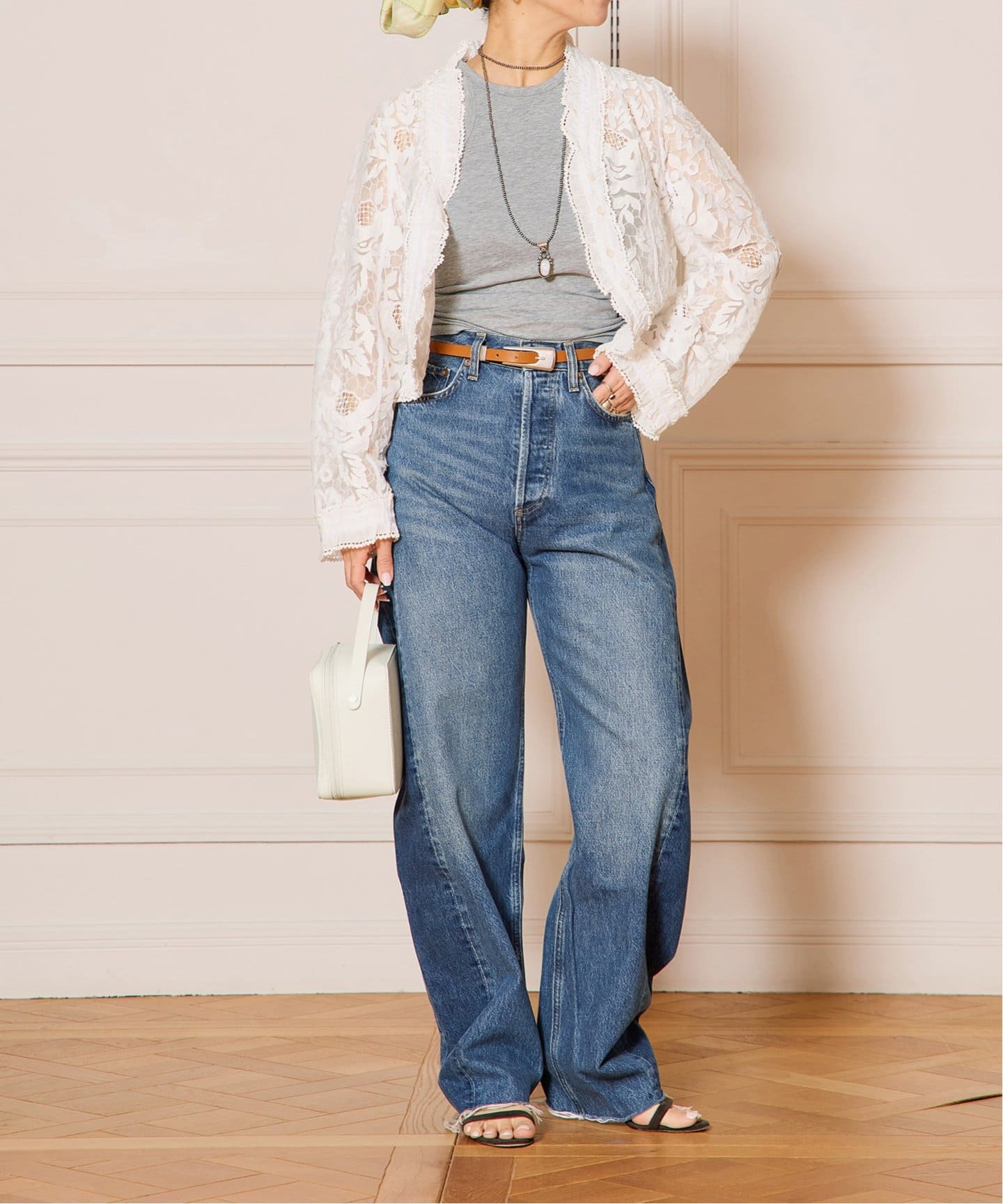 AGOLDE/エーゴールドイー LUNA PIECED JEAN IN SPLIT デニム