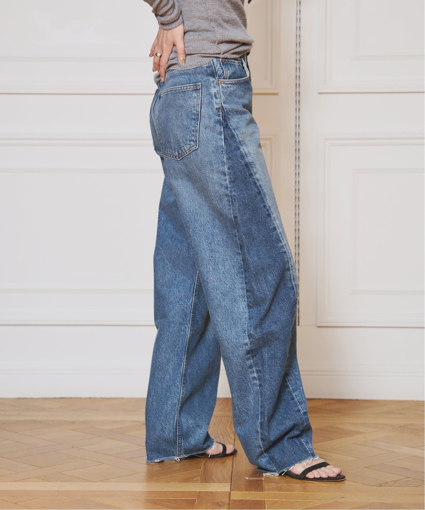 AGOLDE/エーゴールドイー LUNA PIECED JEAN IN SPLIT デニム