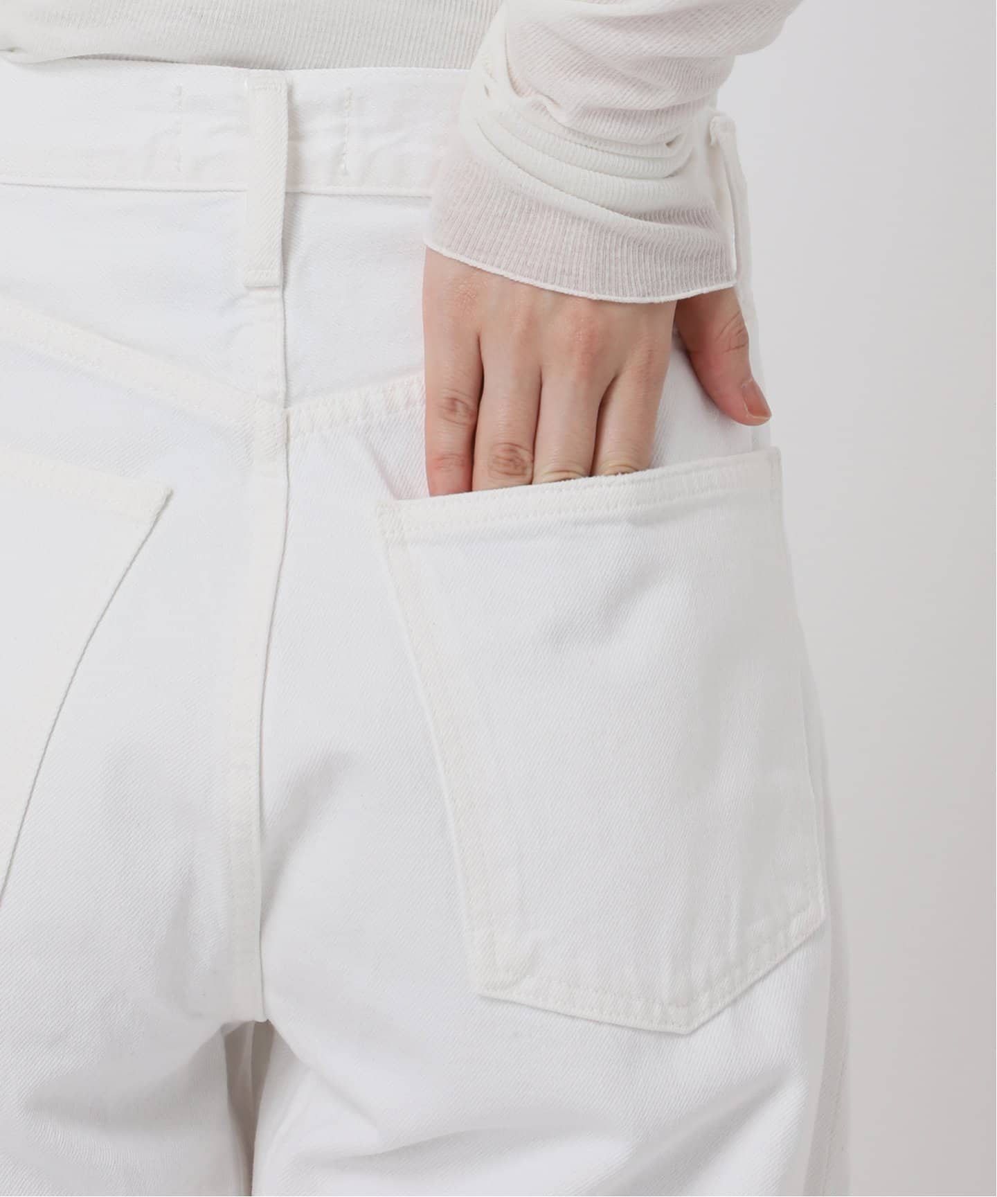 デニム・ジーパン AGOLDE Women Denim Pants A9039 1183ELMNT WHITE AGOLDE/エーゴールドイー LUNA PIECED JEAN IN ELEMENT デニム