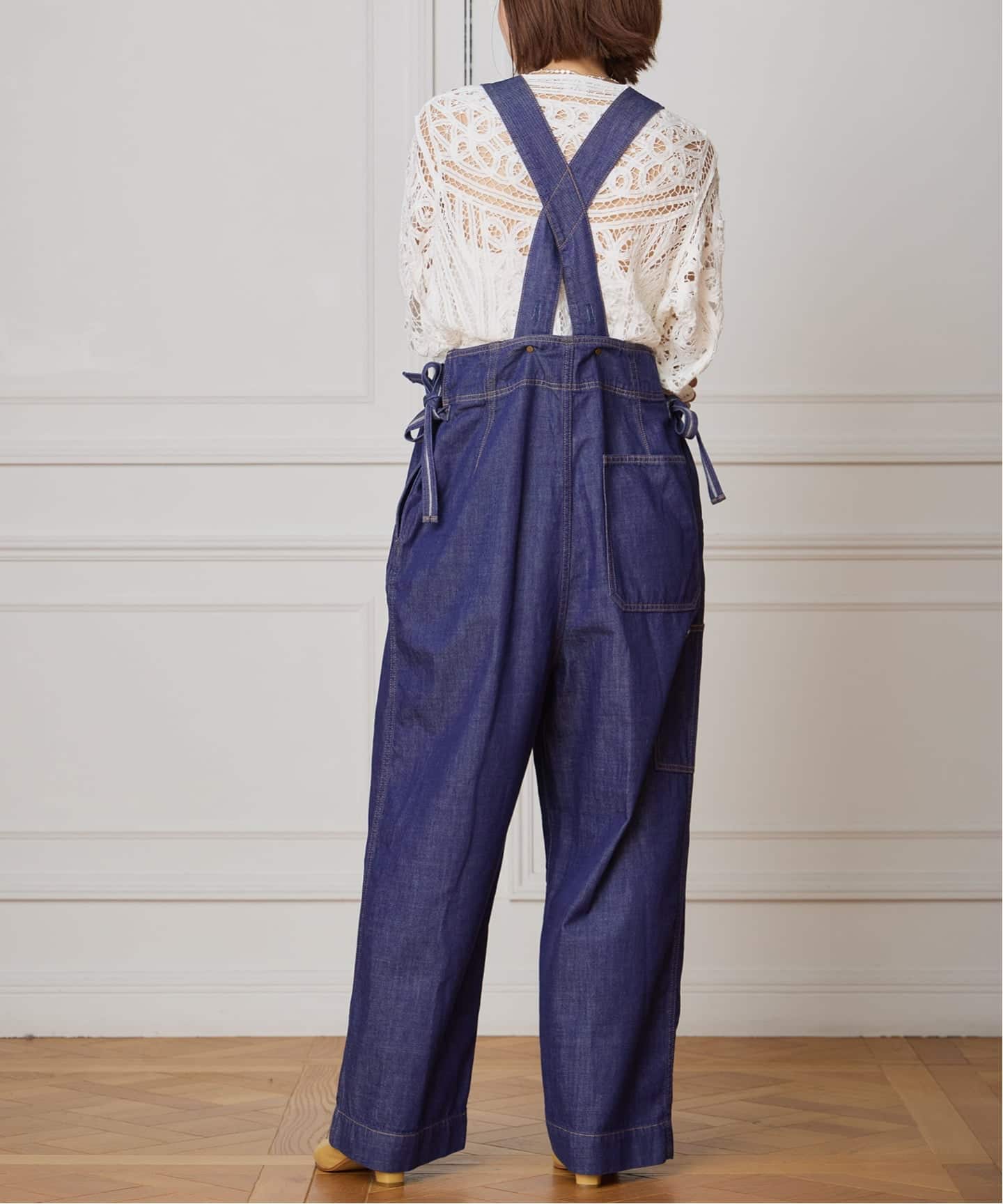 CURRENTAGE/カレンテージ ワンウォッシュデニムオーバーオール