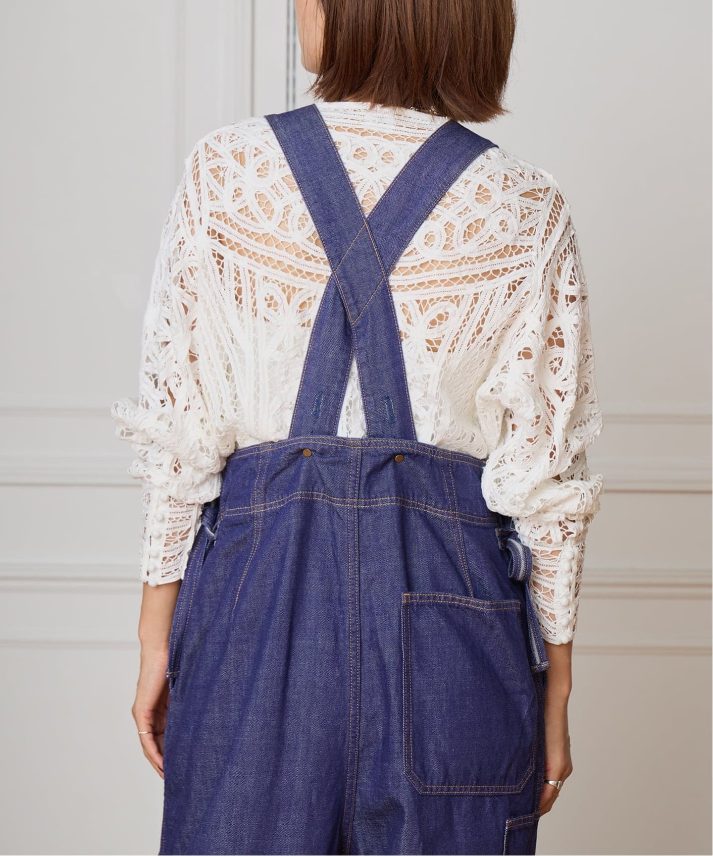 【CURRENTAGE/カレンテージ】 別注ワンショルダーオーバーオール CURRENTAGE/カレンテージ】別注ワンショルダーオーバーオール