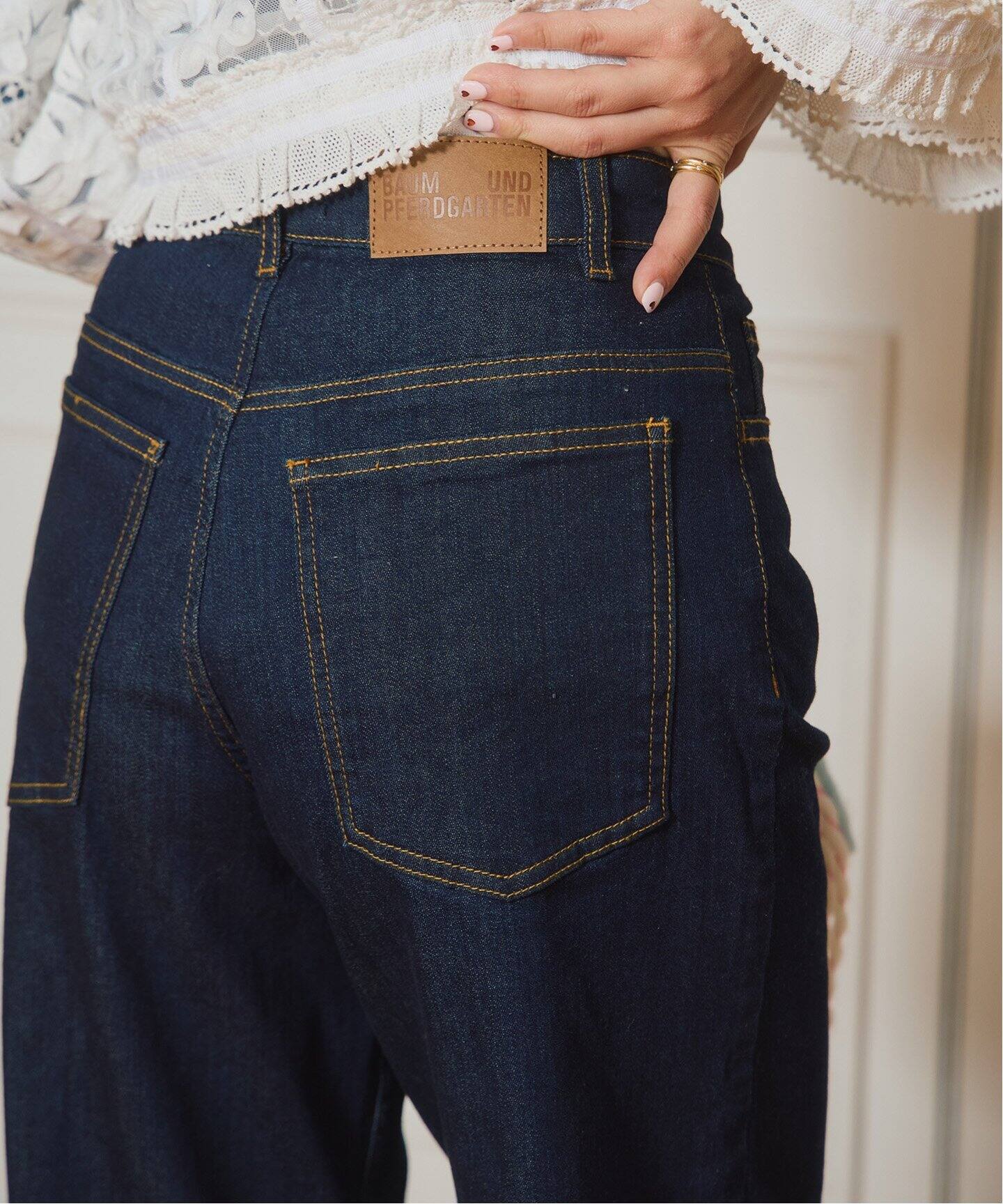 IENA BAUM UND PFERDGATEN パンツ BAUM UND PFERDGARTEN/バウム ウンド ヘルガーデン ヘリンボーン