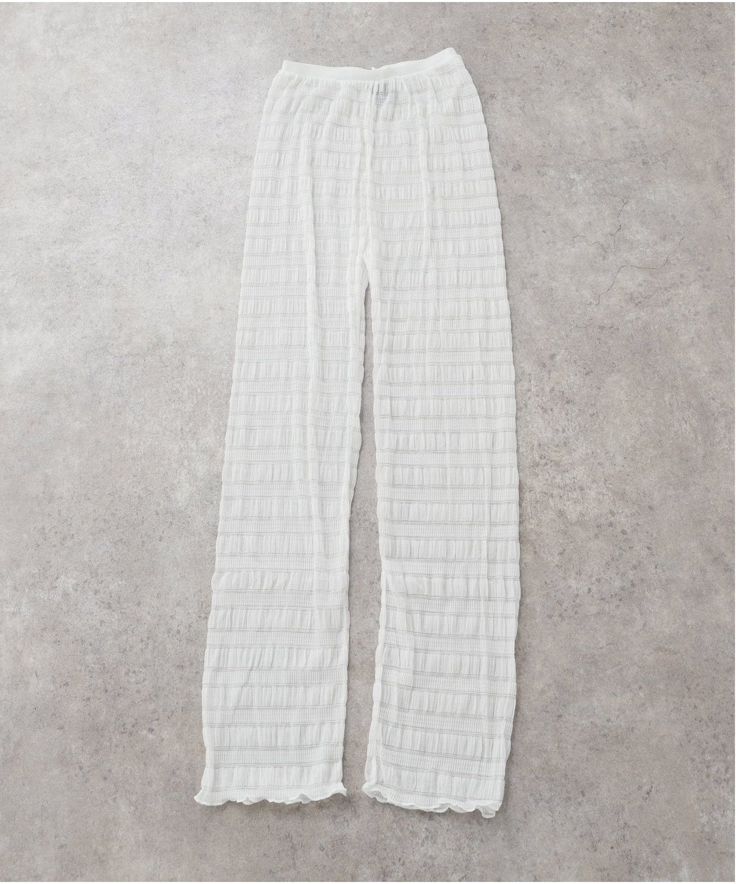 IENA ODAKHA sheer stripe leggings パンツ ODAKHA＞sheer stripe leggings pants | AND ON JIONE STORE