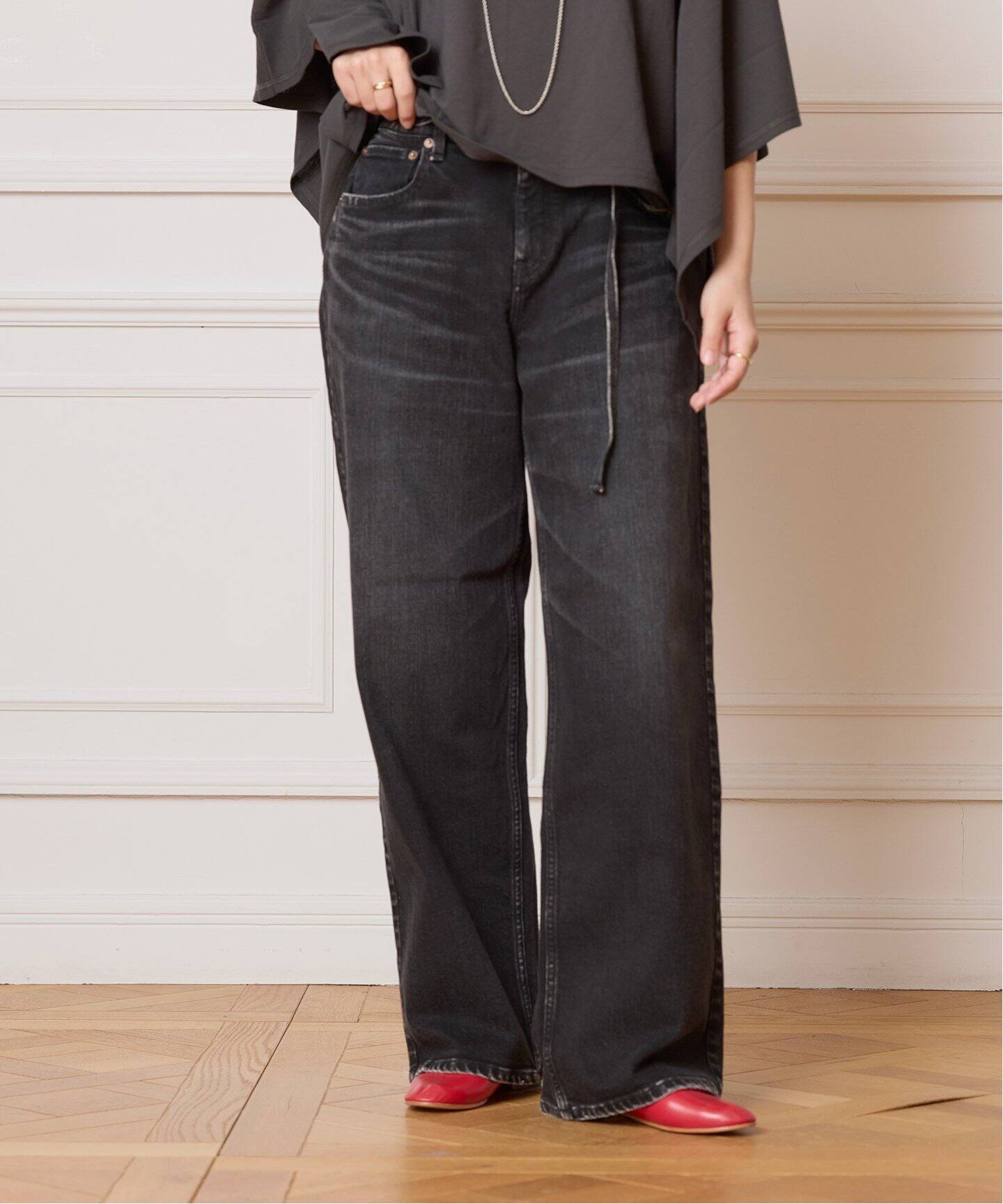 OHGA RED CARD TOKYO コラボ　デニム　　ブラックS RED CARD TOKYO/レッドカード トーキョー TIMELESS IDAHO 88W11501BKS