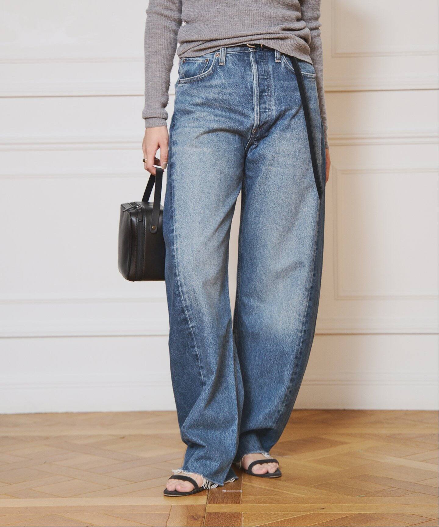 Agolde Luna デニムジーンズ 追加》AGOLDE/エーゴールドイー LUNA PIECED JEAN IN SPLIT