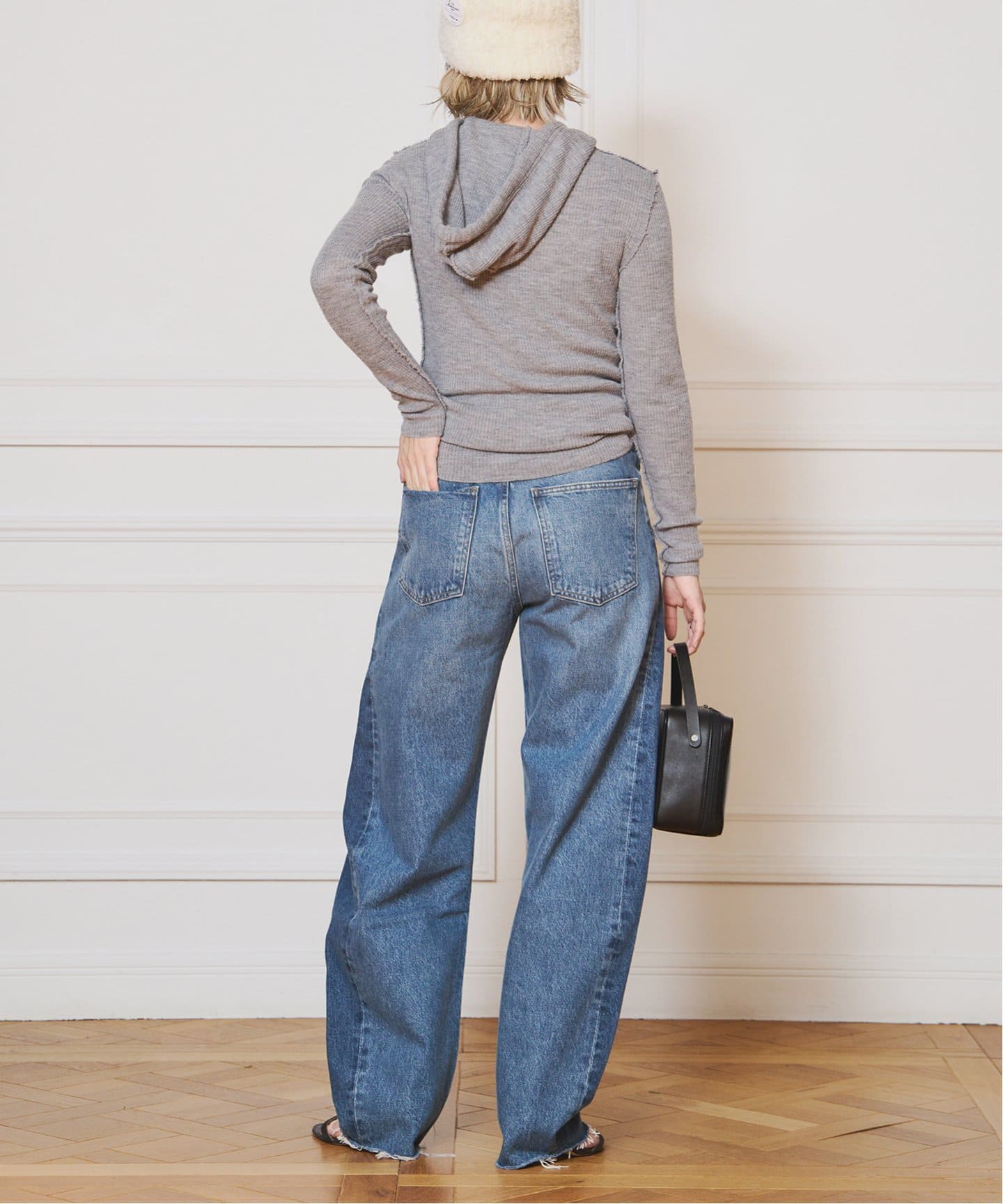 追加》AGOLDE/エーゴールドイー LUNA PIECED JEAN IN SPLIT