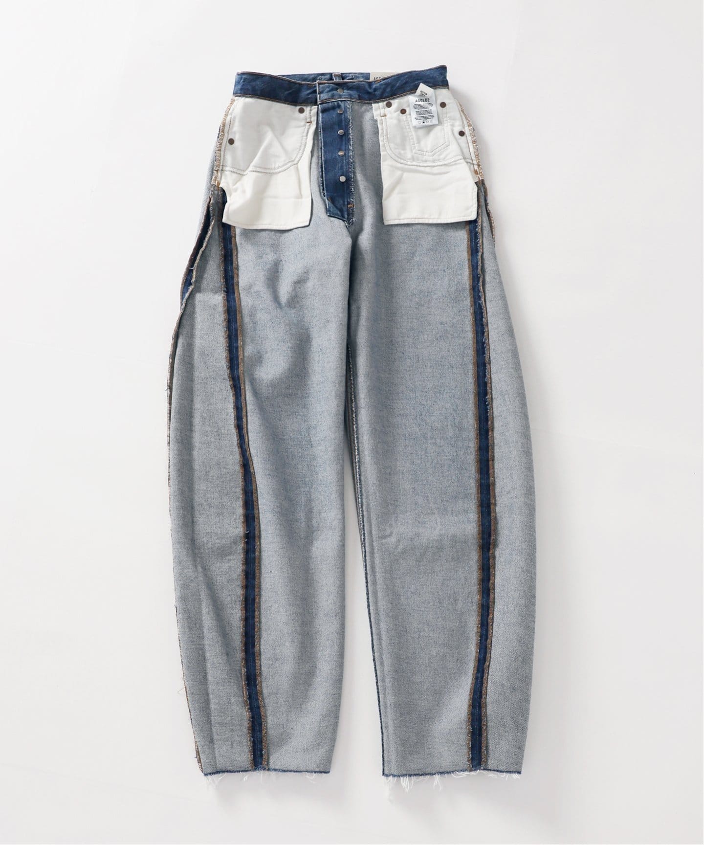 追加》AGOLDE/エーゴールドイー LUNA PIECED JEAN IN SPLIT