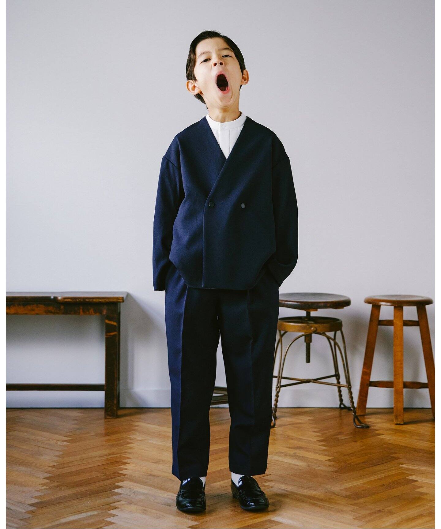 MOUN TEN. /マウンテン】別注 canapa 1タックパンツ kids(110cm-140cm 