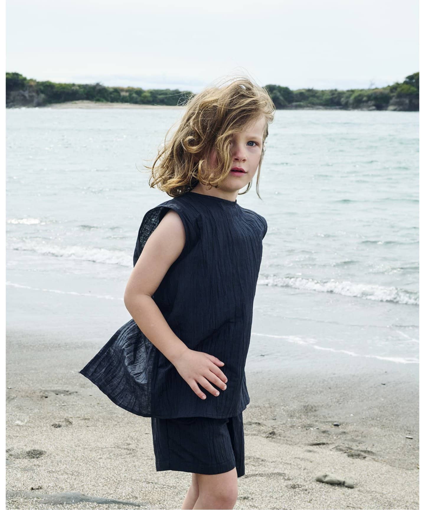 MOUN TEN. /マウンテン】別注 linenblend ショーツ kids(110cm-140cm