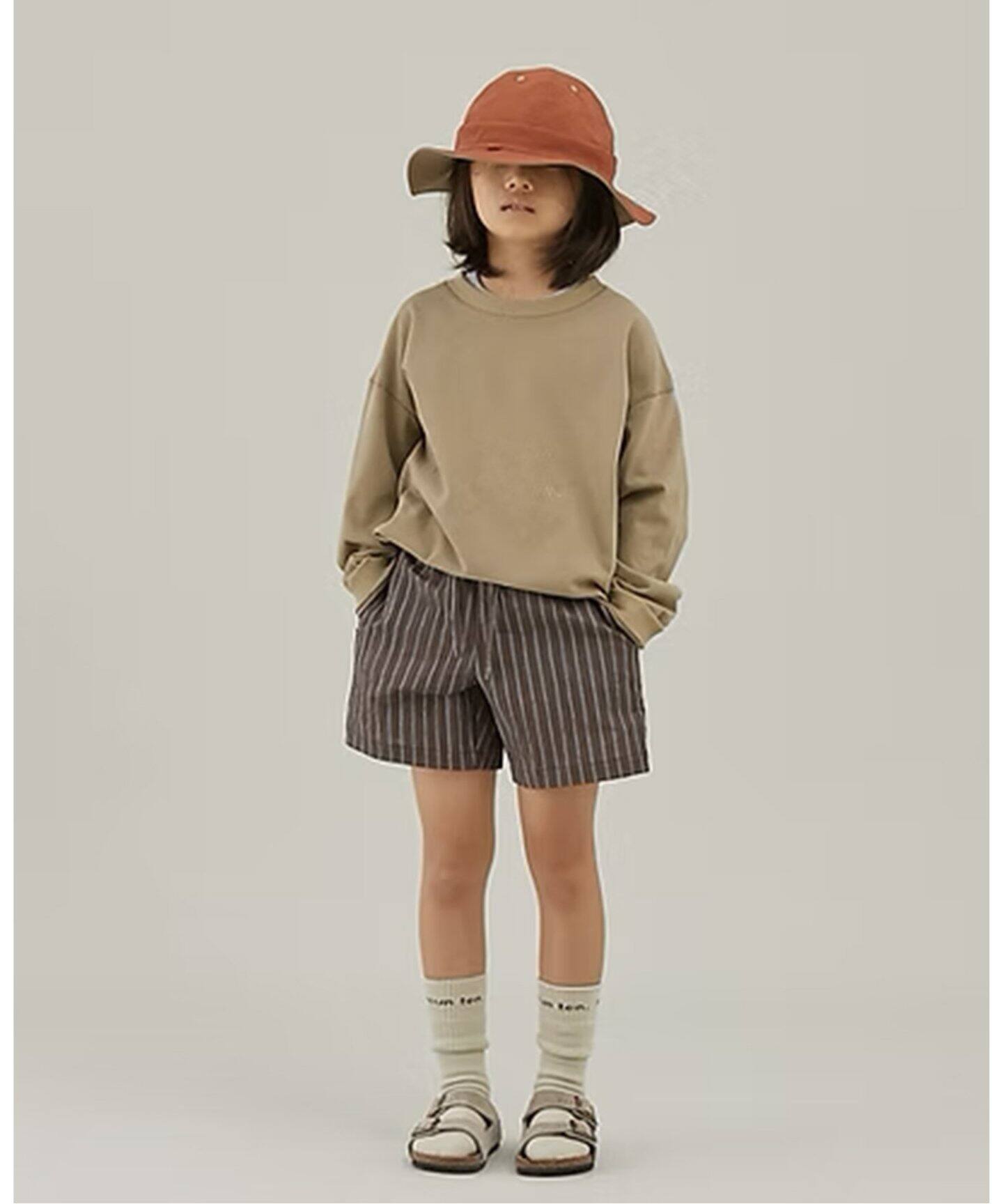 MOUN TEN. /マウンテン】別注 linenblend ショーツ kids(110cm