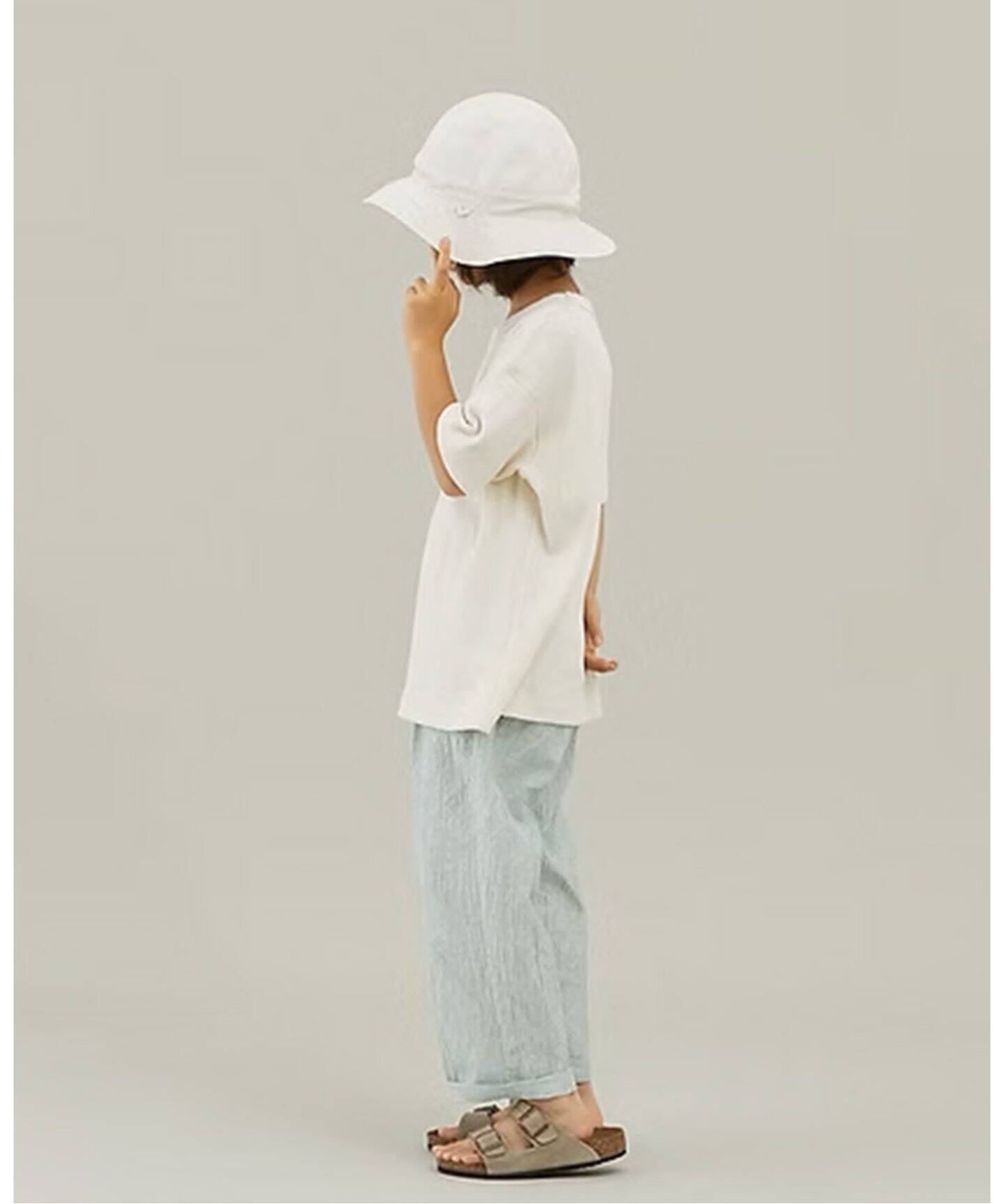 さゆ  MOUN TEN. nylon wide pants Amazon | [MOUN TEN.] マウンテン wide taperd ジーンズ