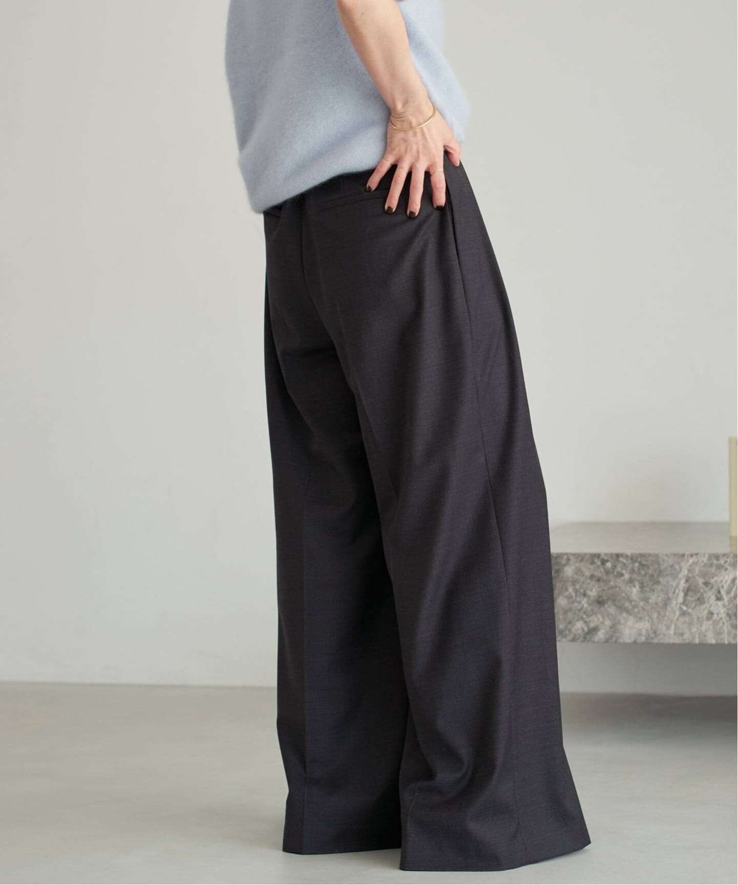 WO SE 2Tuck Wide パンツ（スラックス）｜Plage（プラージュ）の通販