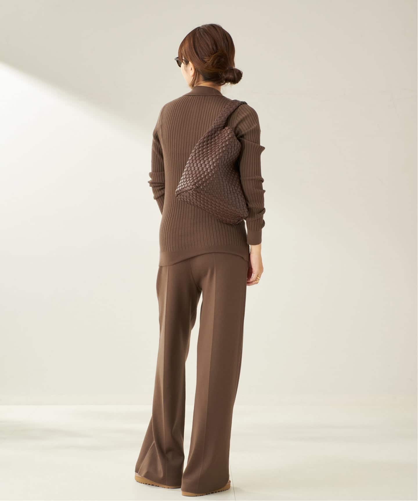 予約》Center Crease Knit パンツ（その他パンツ）｜Plage