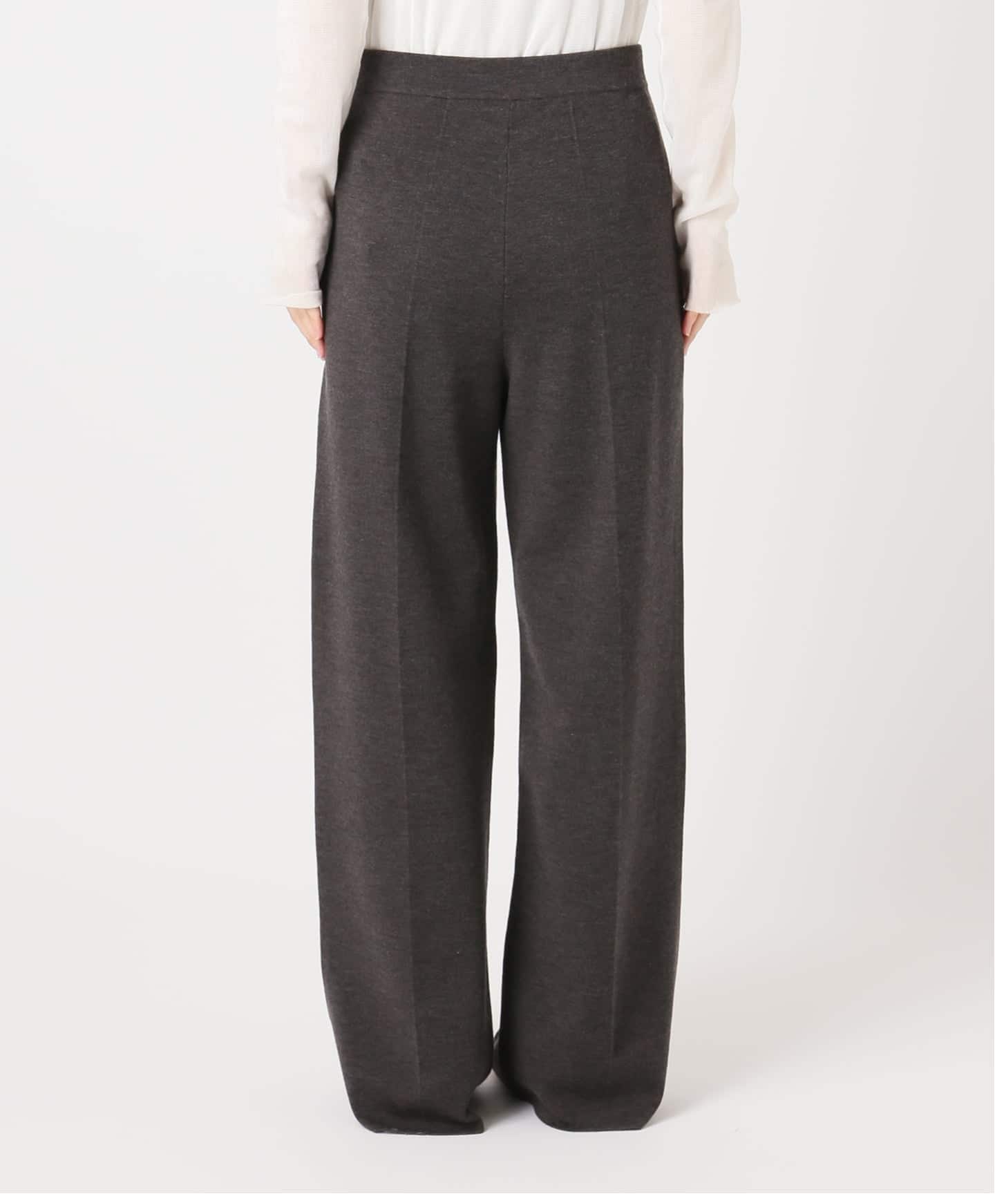 予約》Center Crease Knit パンツ（その他パンツ）｜Plage