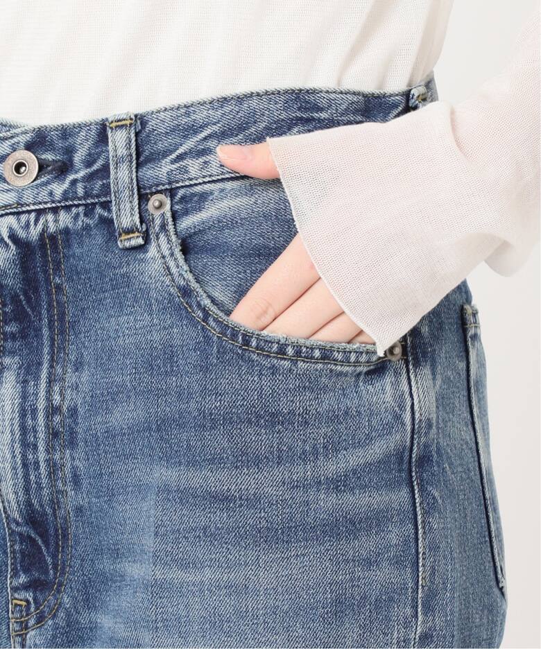 追加》セイヒンカコウセンタープレスデニムパンツ（デニムパンツ  