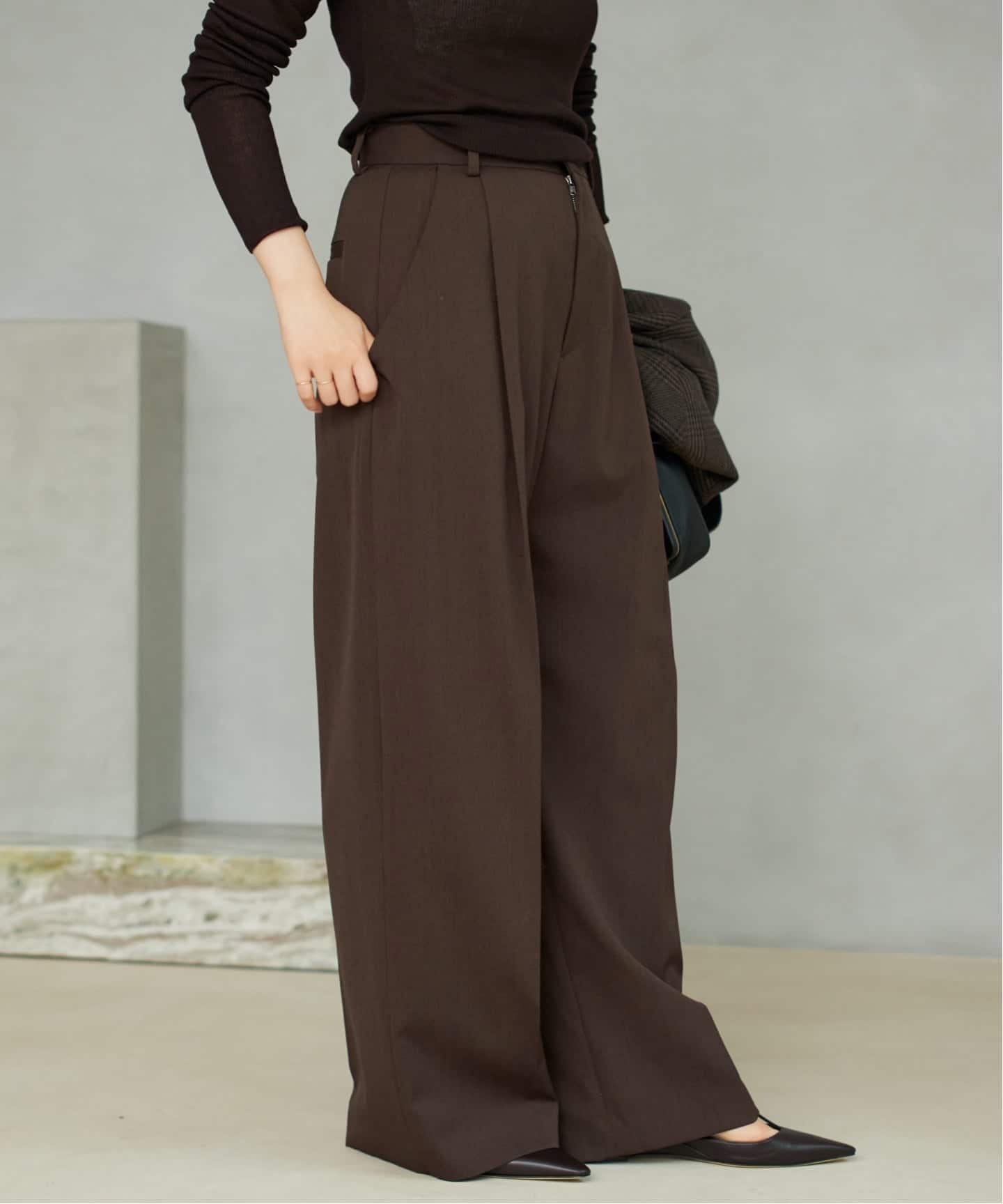 極美品 Plage プラージュOne Tuck Wide パンツ リネンコットン 極美品 Plage プラージュOne Tuck Wide パンツ リネンコットン