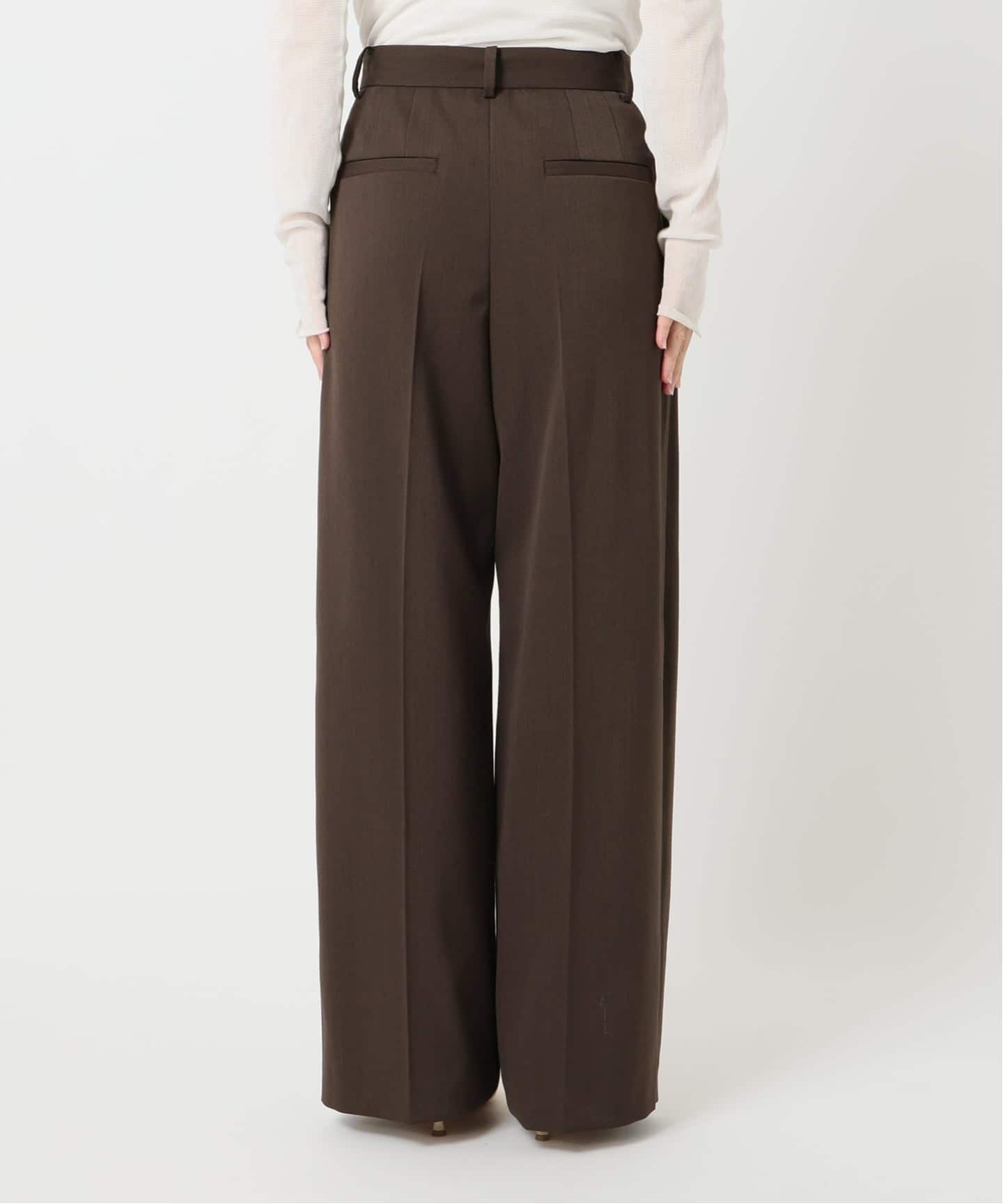 One Tuck Straight Wide パンツ（スラックス）｜Plage（プラージュ）の