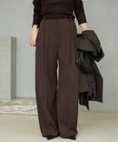 《予約》One Tuck Straight Wide パンツ