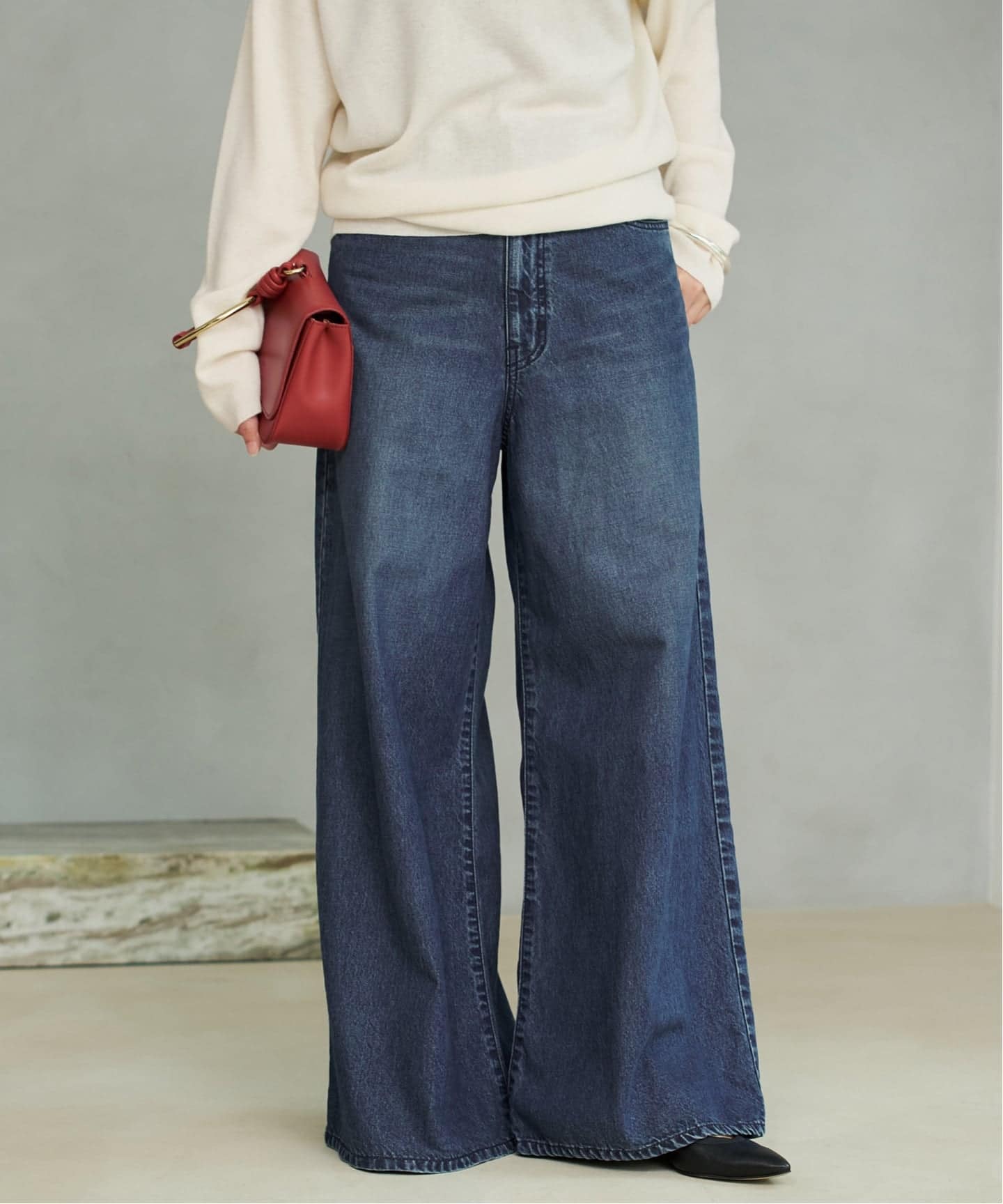 Soft Wide デニム（デニムパンツ・ジーンズ）｜Plage