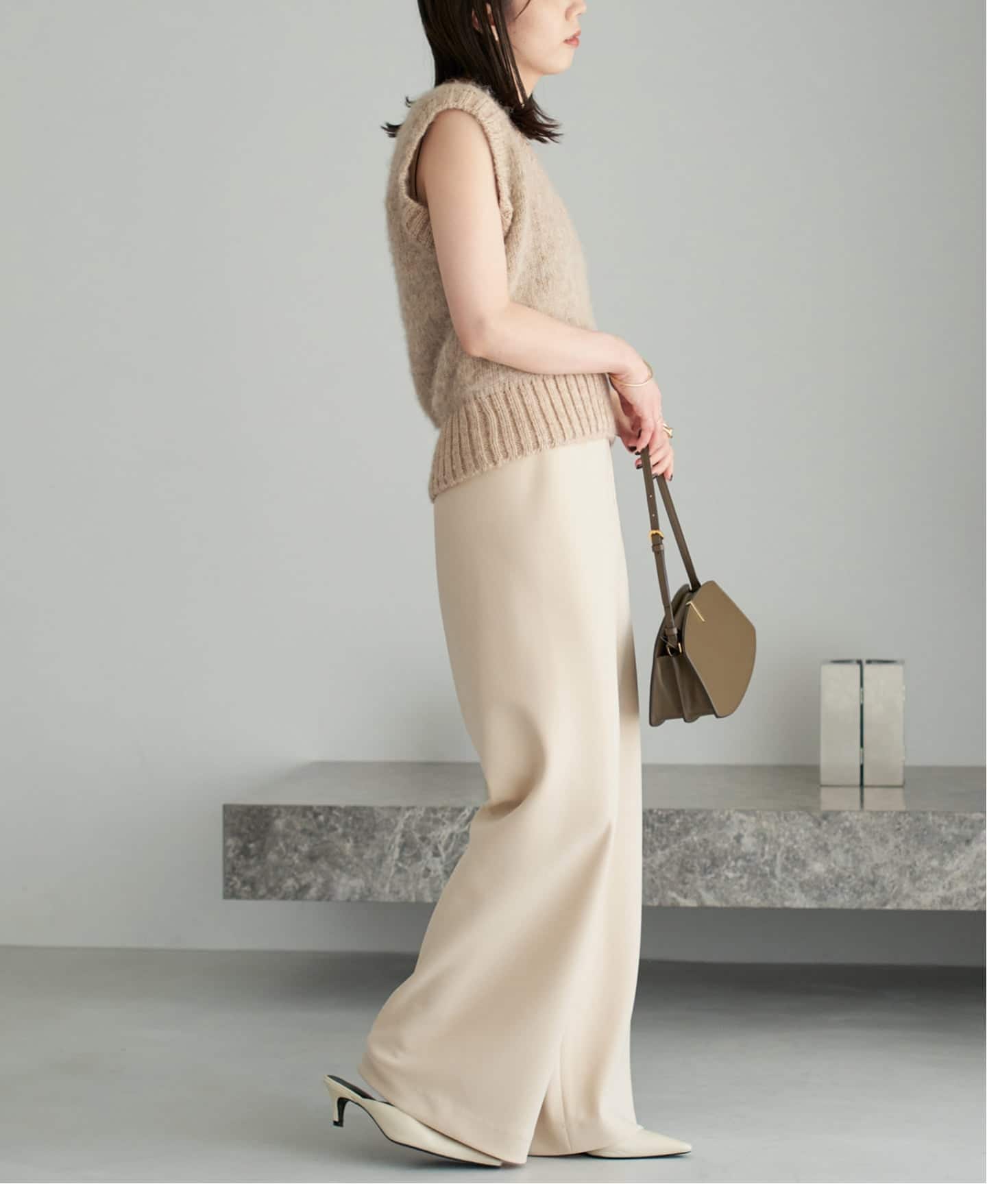 新品プラージュPlage Linen Bias Relax PT セール】Linen Bias Relax パンツ◇（その他パンツ）｜Plage