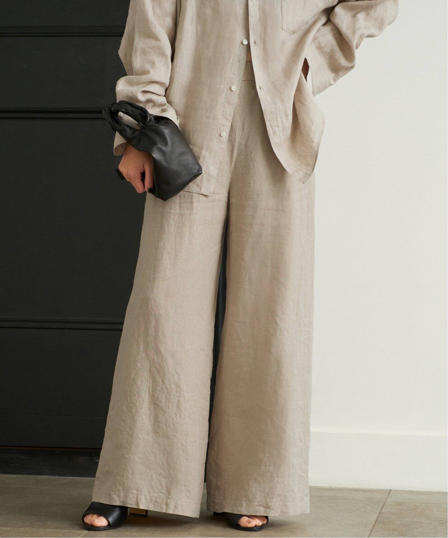 Plage Amundsen Wide パンツ　ワイドパンツ plage｜Linen Wide パンツ | Rakuten Fashion(楽天ファッション