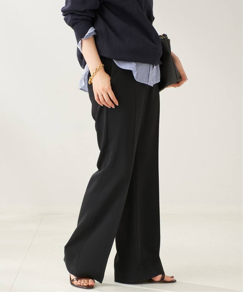 Matte Satin Semi Flare パンツ（スラックス）｜Plage（プラージュ）の 