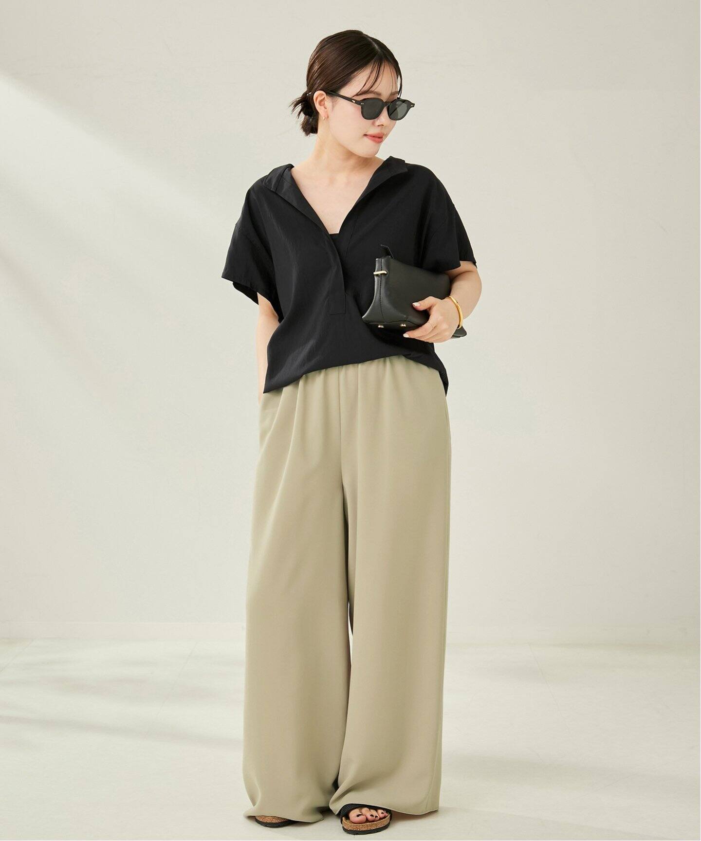 追加》Dry Twill Relax パンツ（スラックス）｜Plage