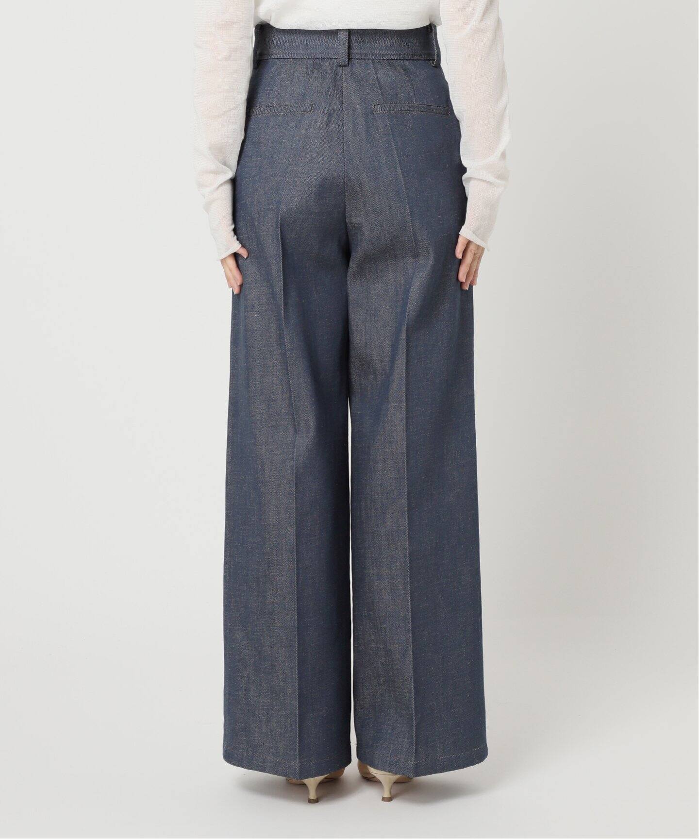 Rigid denim like スラックス（スラックス）｜Plage（プラージュ）の