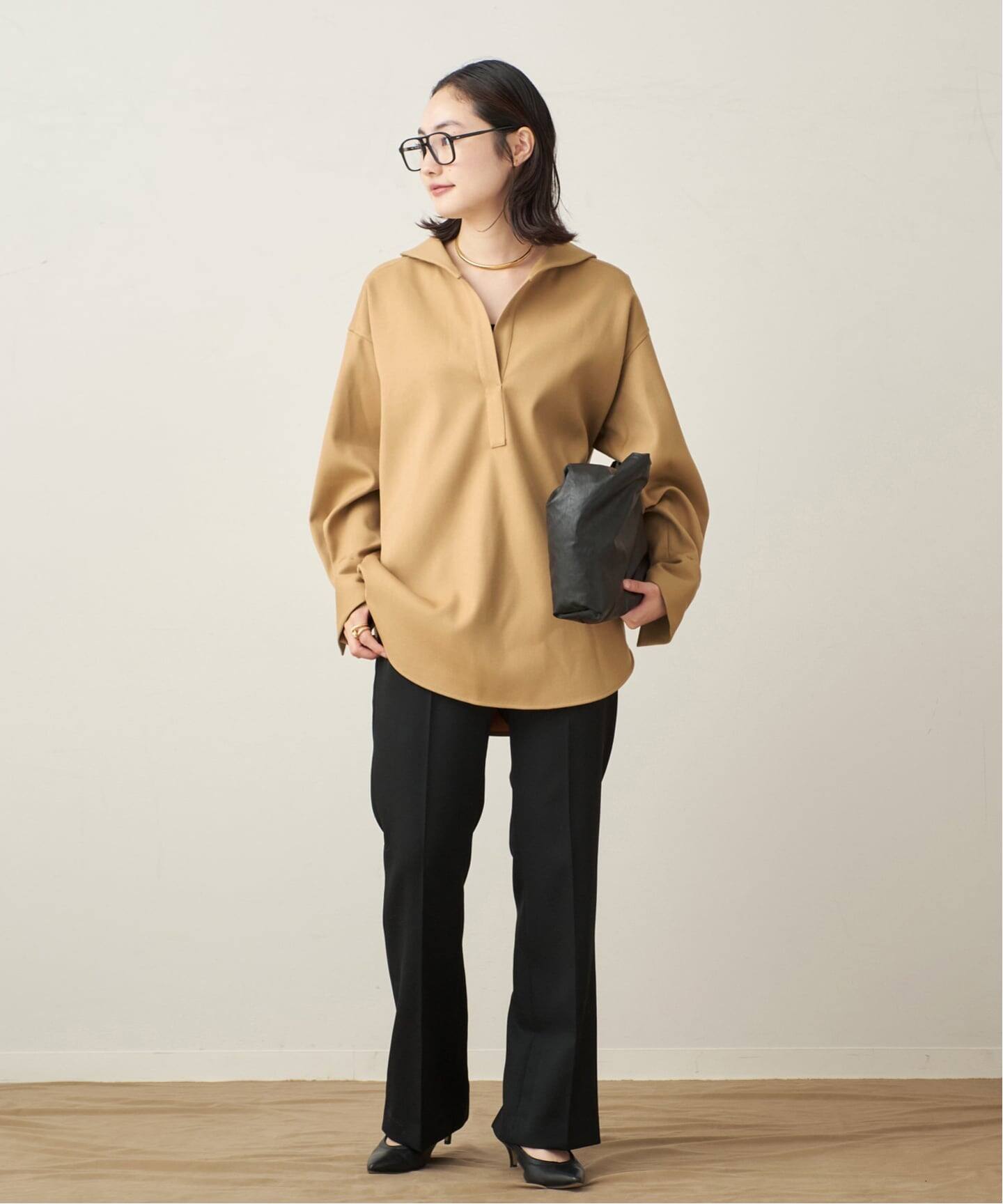 plage Slitパンツ　スラックス　グレー　36 予約》Straight Slit パンツ（スラックス）｜Plage（プラージュ