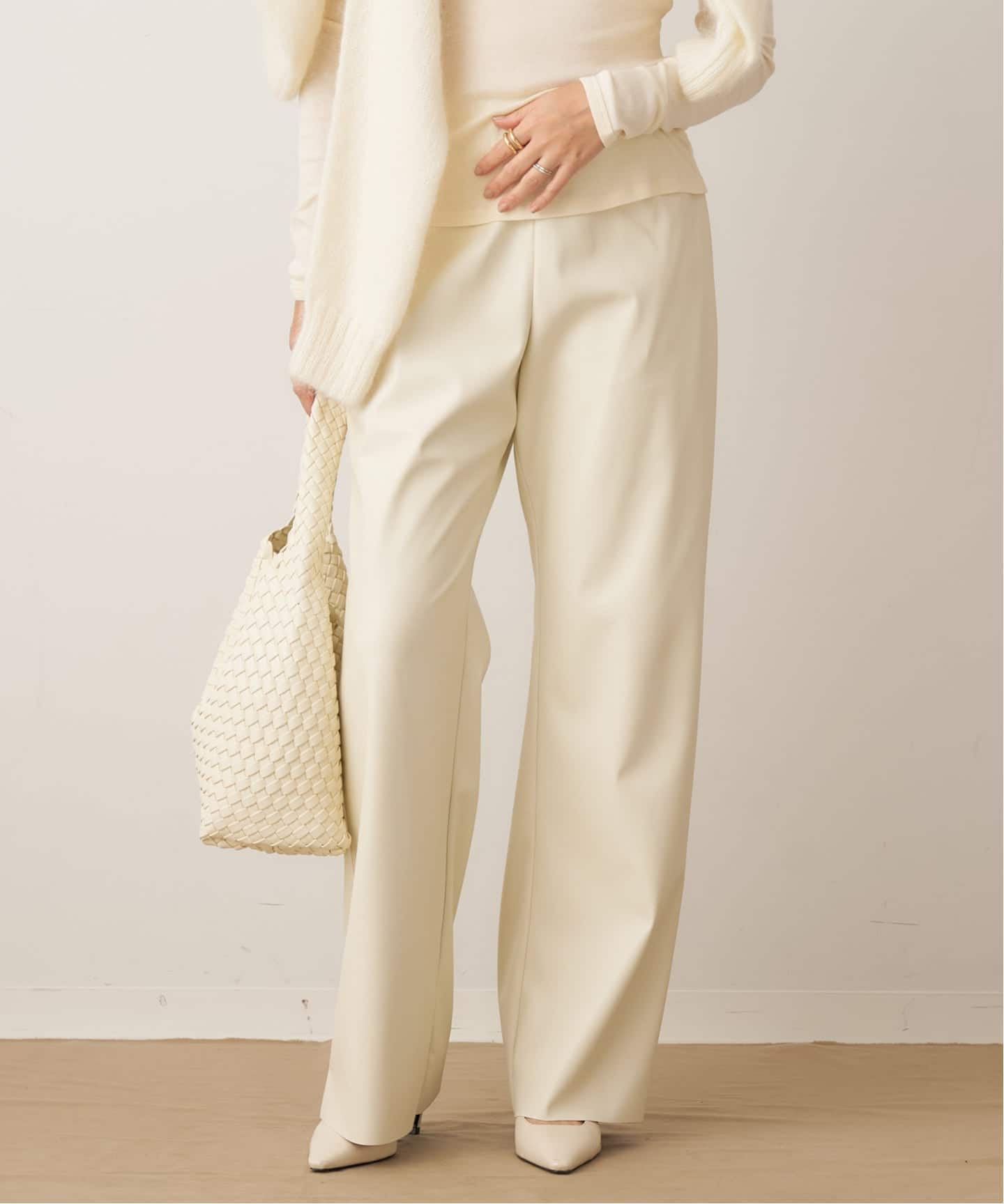 MY_fake leather easyパンツ（その他パンツ）｜Plage（プラージュ）の