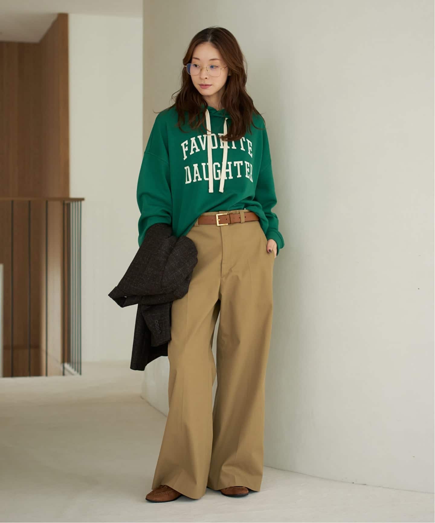 T/C wide chinos パンツ（チノパンツ）｜Plage（プラージュ）の通販