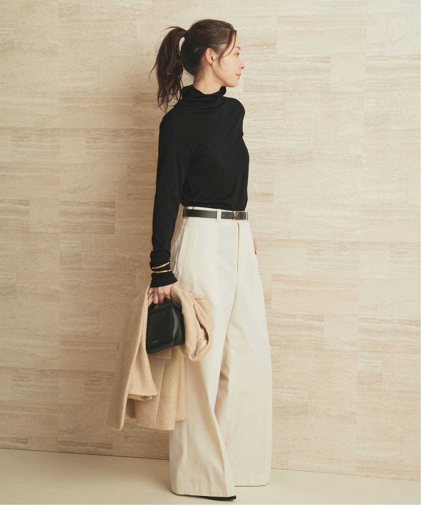 T/C wide chinos パンツ（チノパンツ）｜Plage（プラージュ）の通販