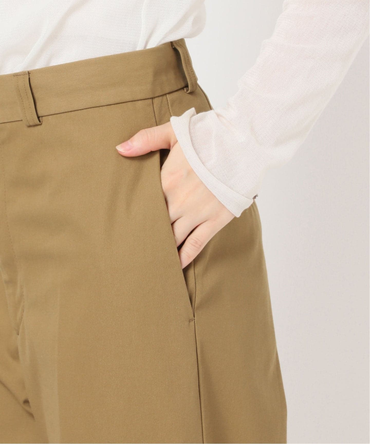 T/C wide chinos パンツ（チノパンツ）｜Plage（プラージュ）の通販