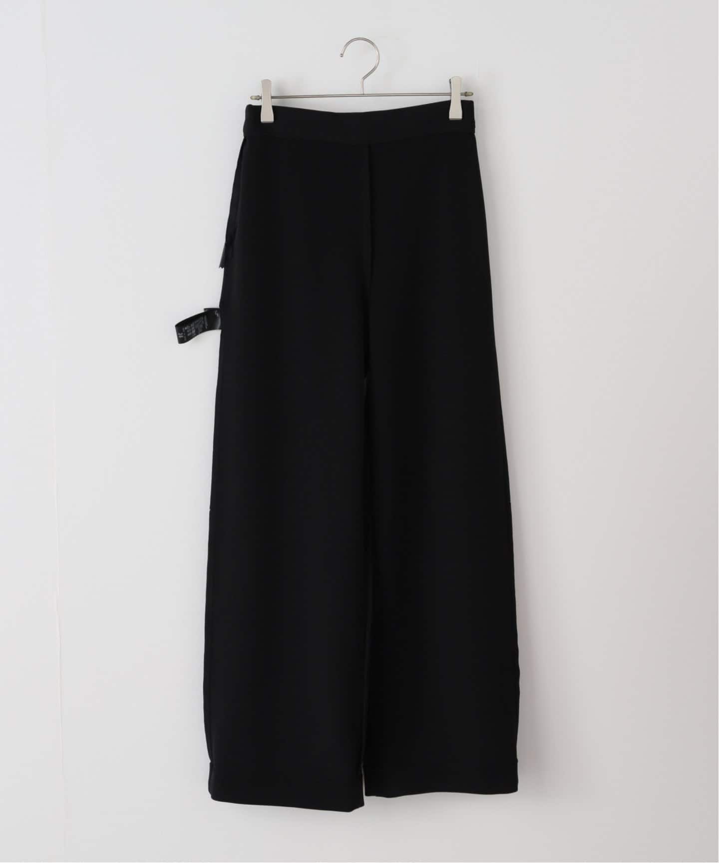Plage プラージュ sweat jersey パンツ ブラック BLK 黒 FLUID STRIPE EASY パンツ（その他パンツ）｜Plage（プラージュ