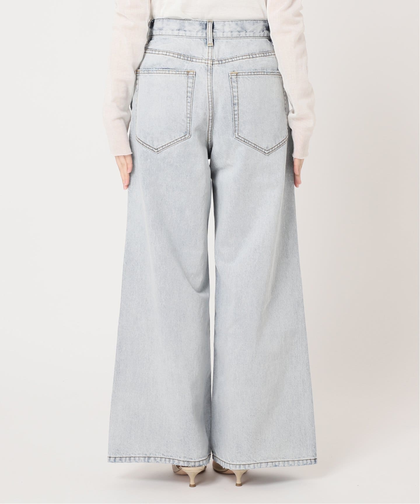 Plage R'IAM ストレートWIDEデニム 36