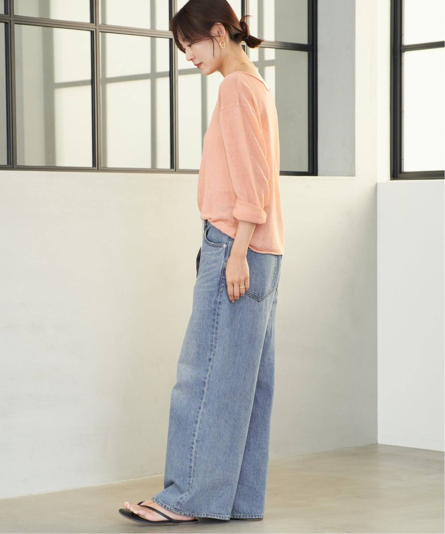 【新品】Plage R’IAM SUPER LOOSE プラージュ　デニム　38 追加》R'IAM SUPER LOOSE デニム 4（デニムパンツ・ジーンズ