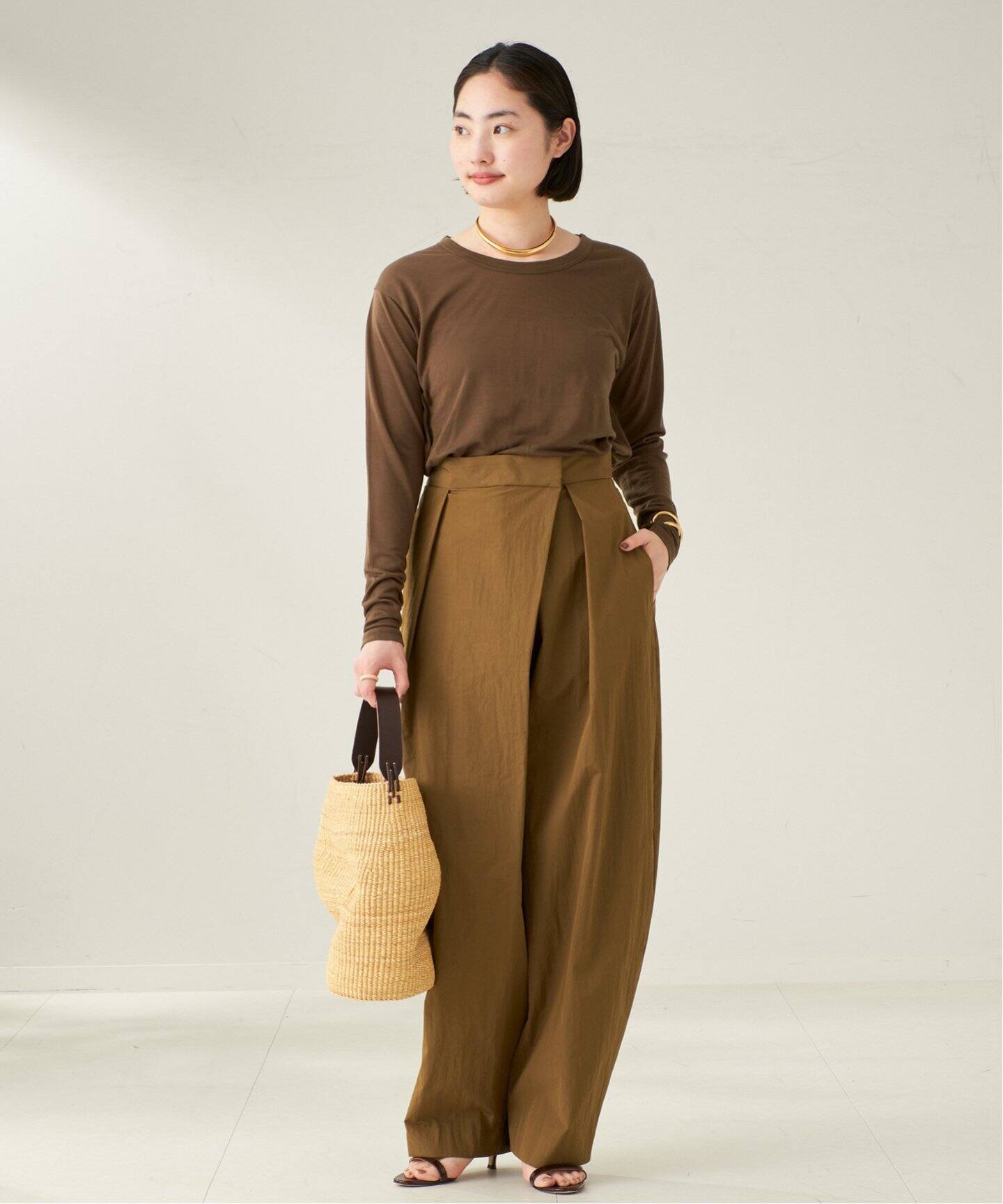 Plage ナイロンWRAPパンツR\ 