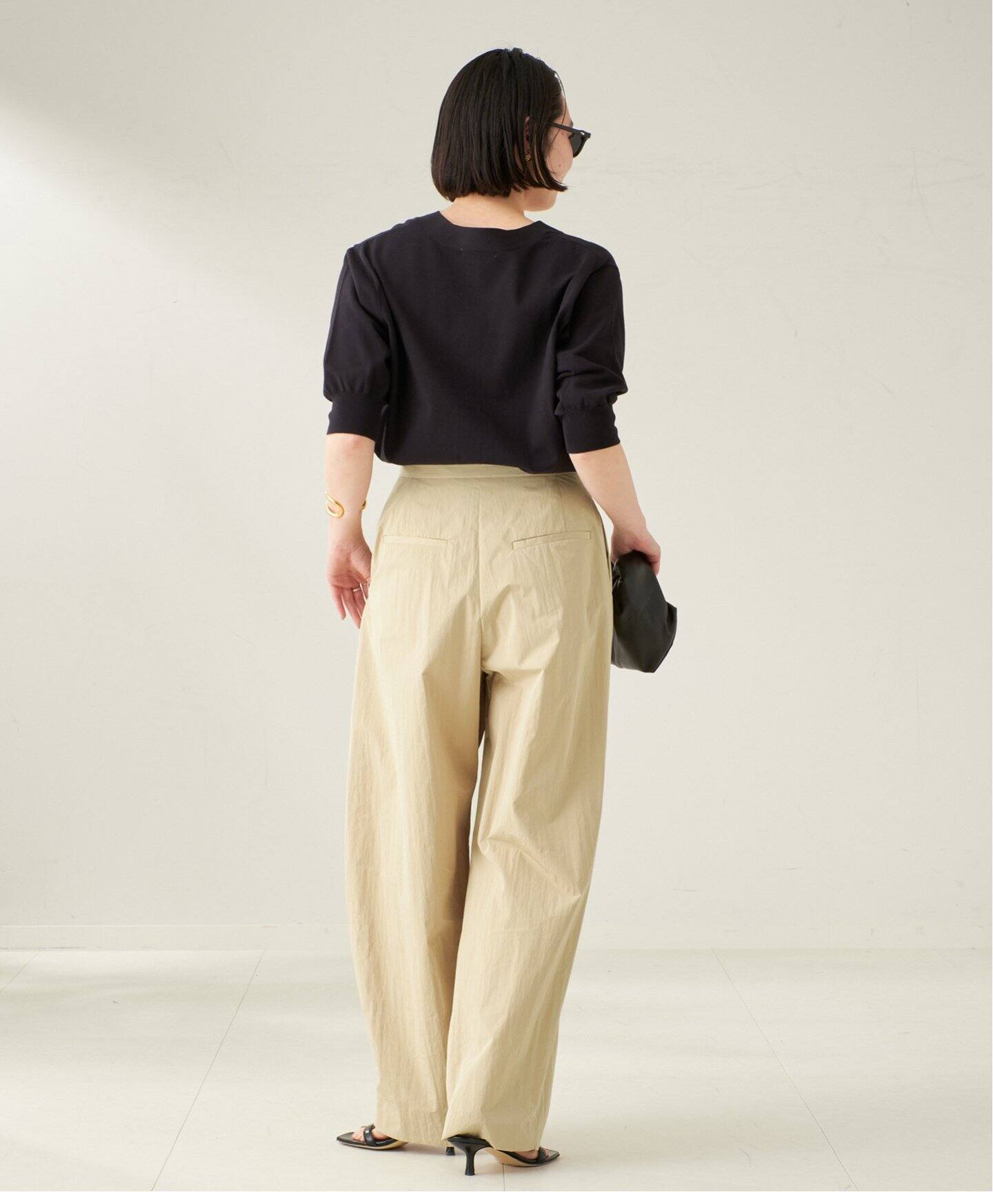 R’IAM エプロンパンツ ベージュ 38 plage プラージュ R'IAM ナイロンWRAP パンツ（その他パンツ）｜Plage（プラージュ