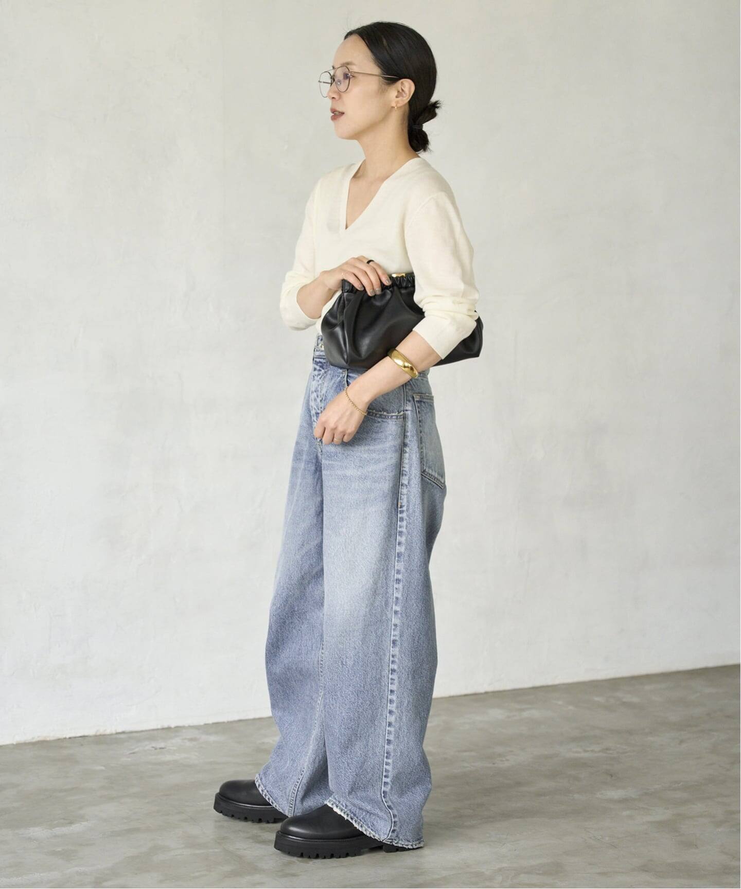 【新品】Plage R’IAM WIDE デニム 2 追加》R'IAM WIDE デニム（デニムパンツ・ジーンズ）｜Plage